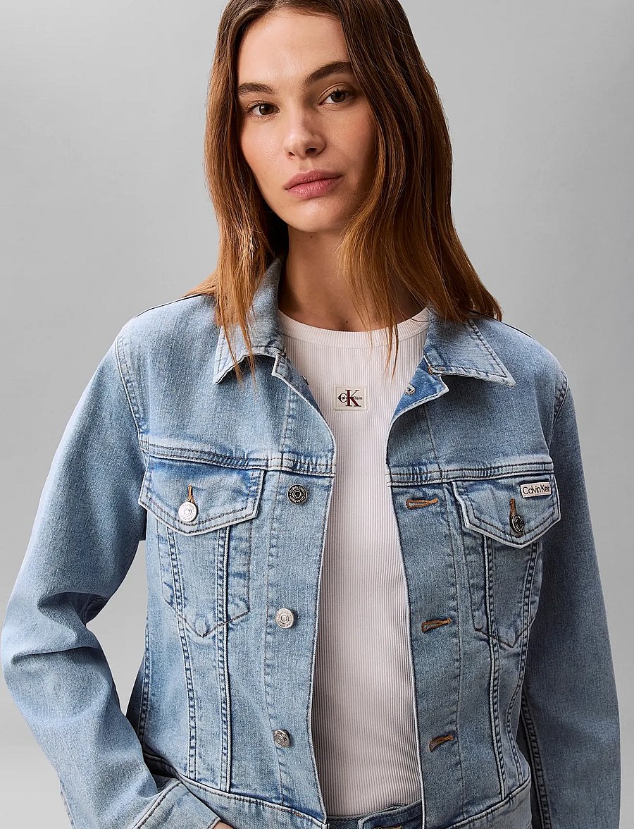 Calvin Klein Jeans - LS CLASSIC TRUCKER COASTAL LIGHT - forårsjakker - coastal light - 5