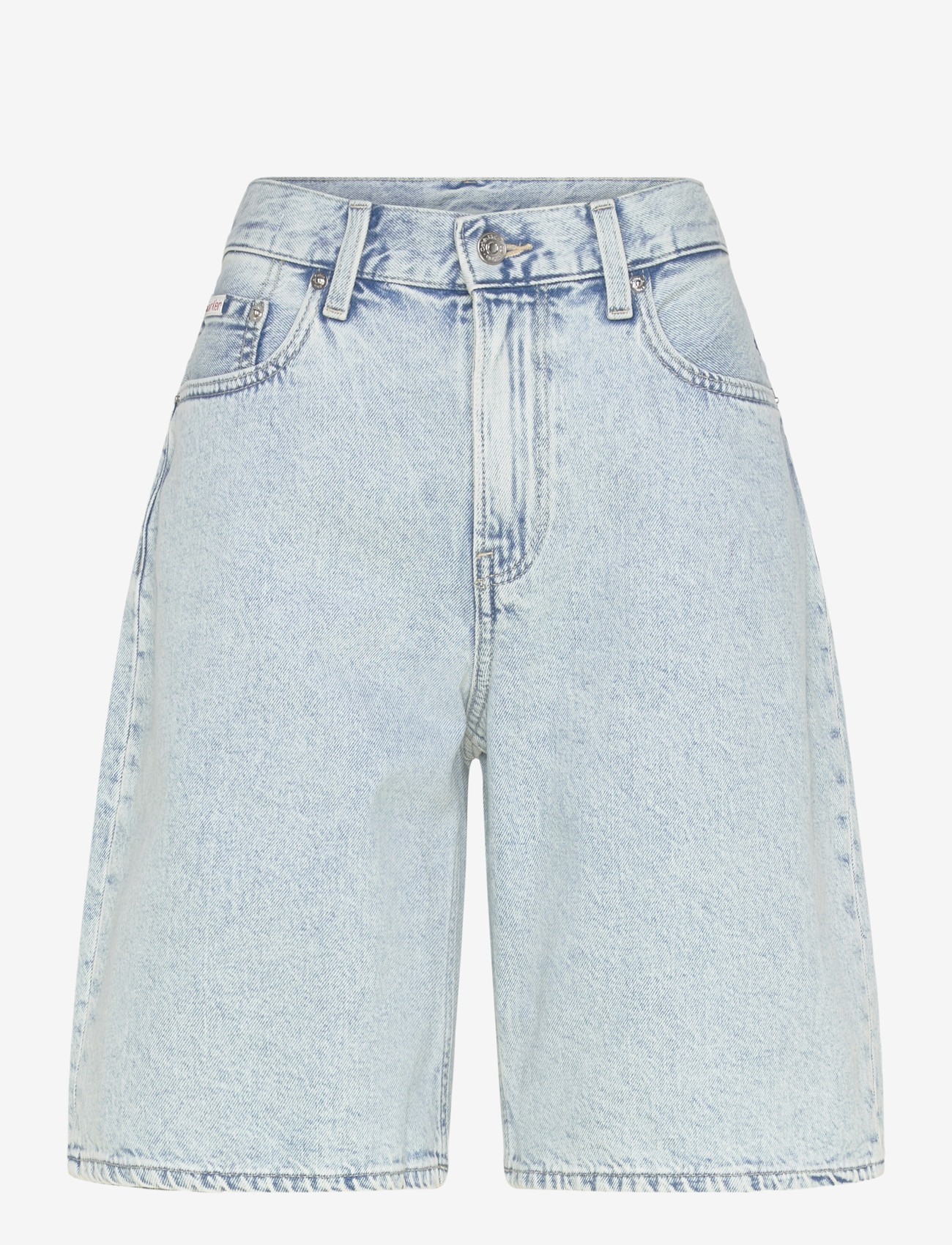 Calvin Klein Jeans - THE BERMUDA SHORT BLEACHED BLUE - lühikesed teksapüksid - bleached blue - 0
