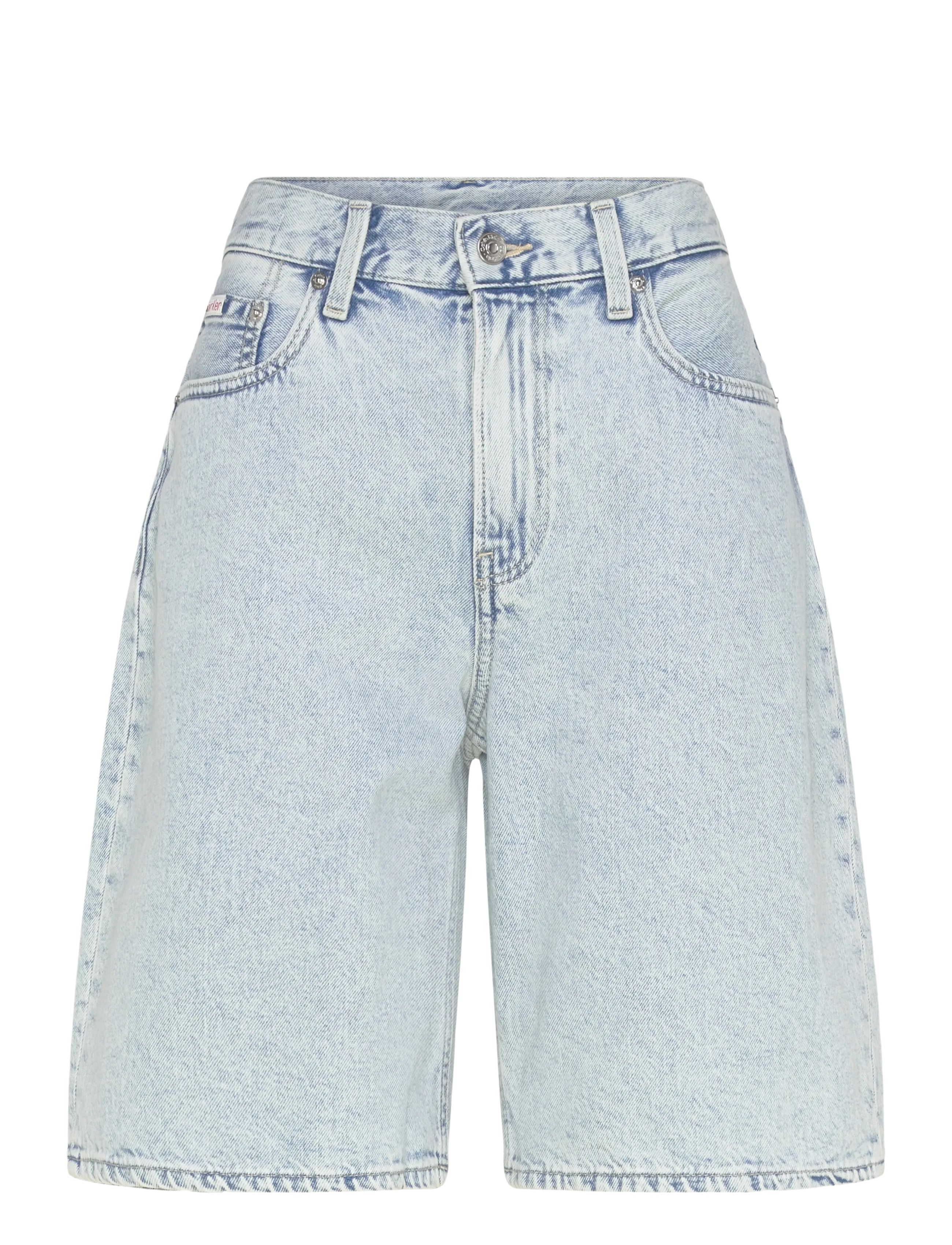 Calvin Klein Jeans THE BERMUDA SHORT BLEACHED BLUE - Jeansmode - BLEACHED BLUE / blue