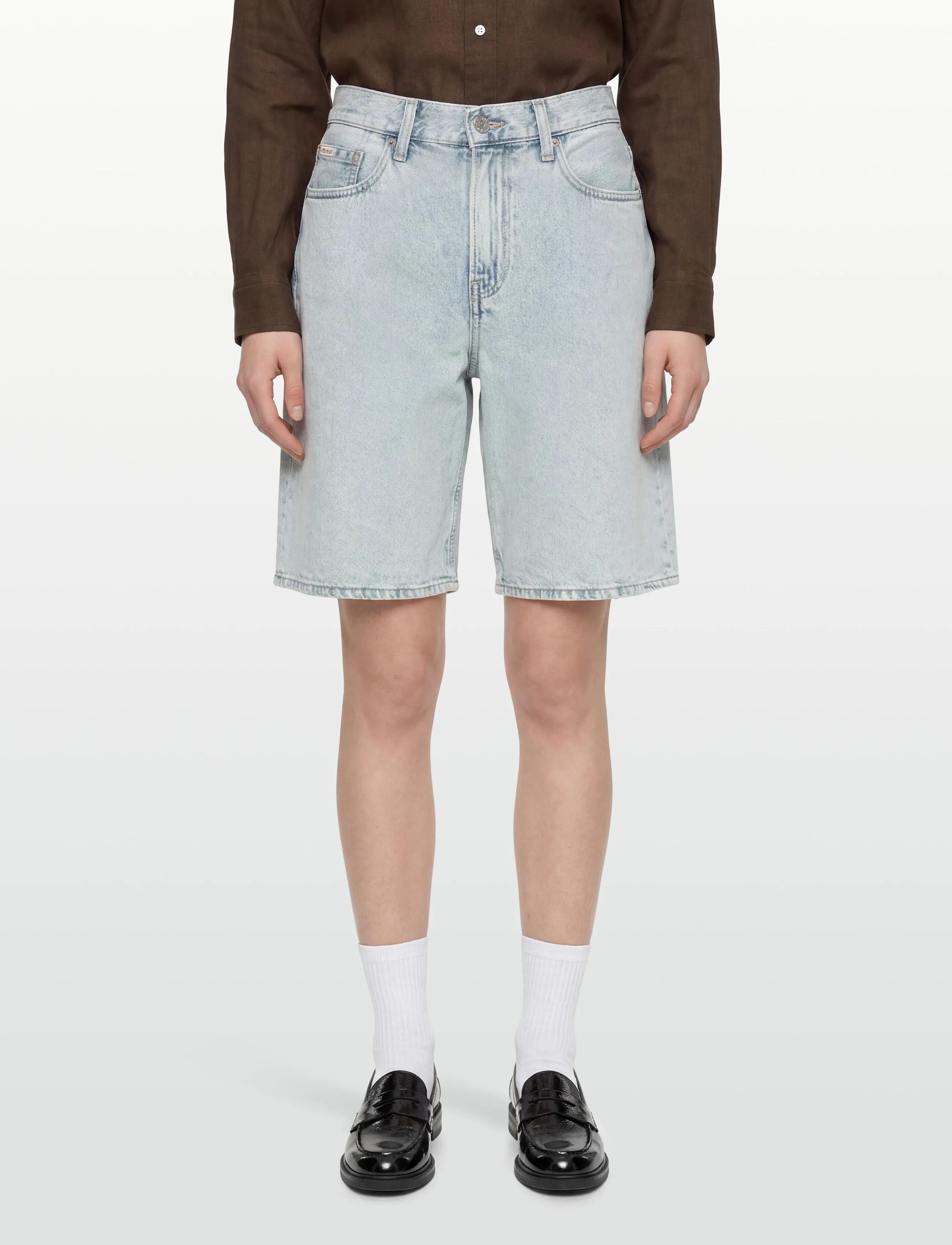 Calvin Klein Jeans - THE BERMUDA SHORT BLEACHED BLUE - jeansshorts - bleached blue - 3