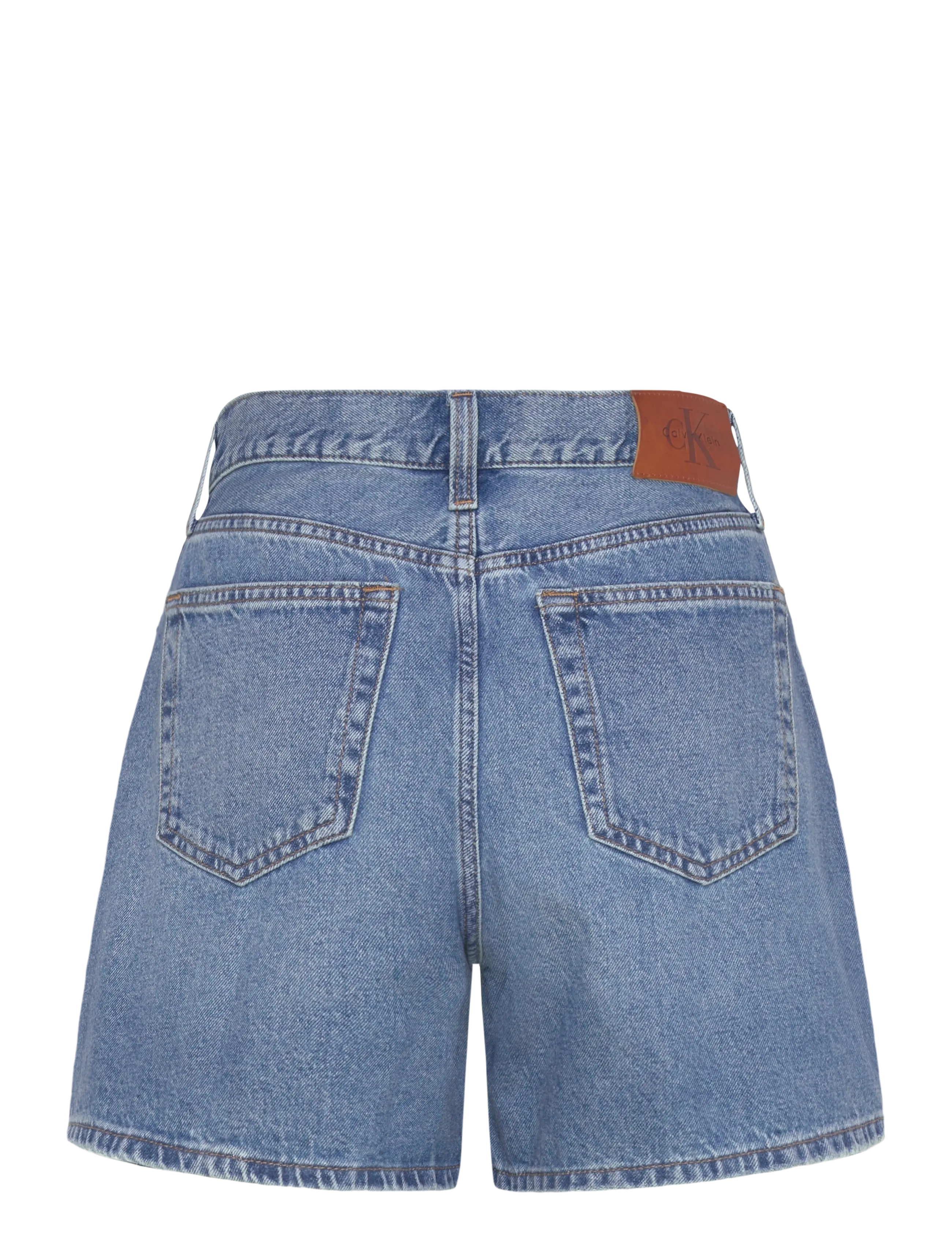 Calvin Klein Jeans - HI RISE A-LINE SHORT BLUE CAROLI - blue caroline - 2