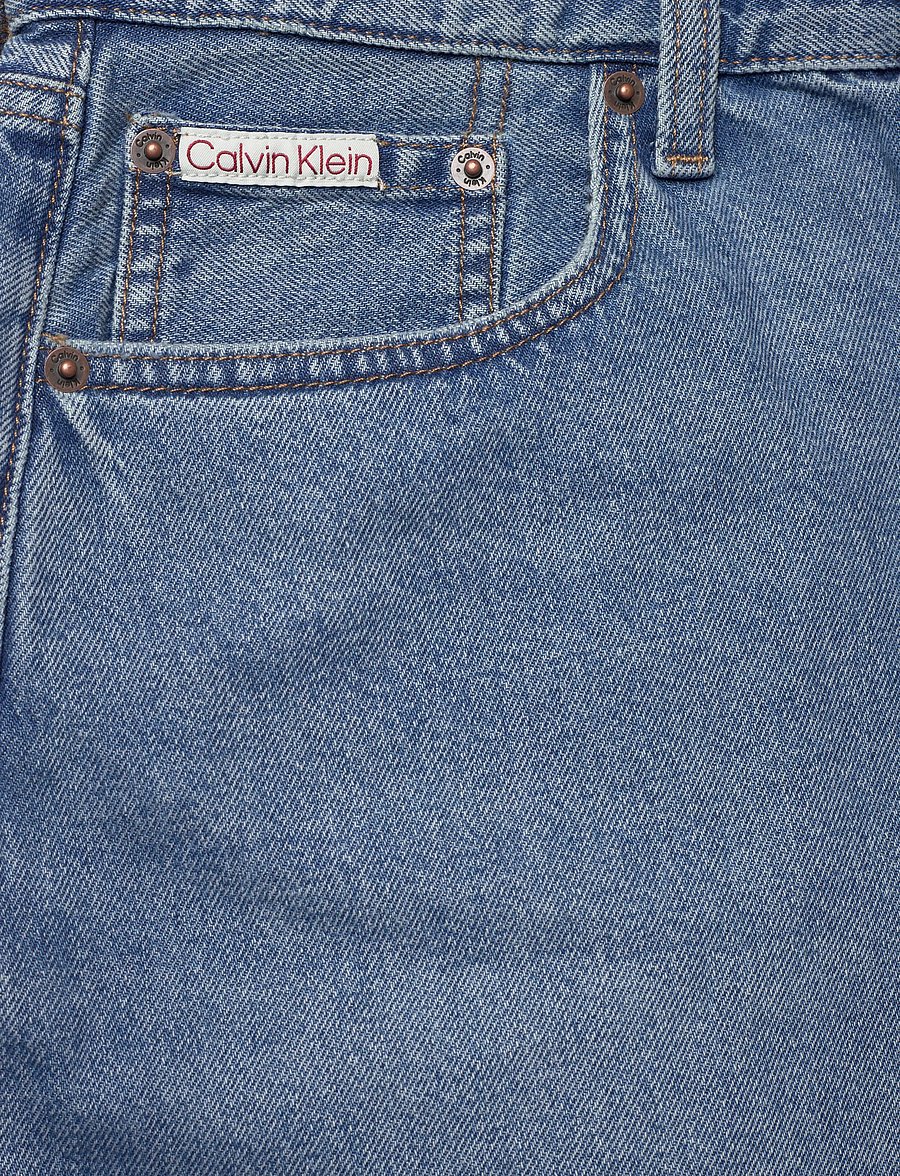 Calvin Klein Jeans - HI RISE A-LINE SHORT BLUE CAROLI - blue caroline - 5