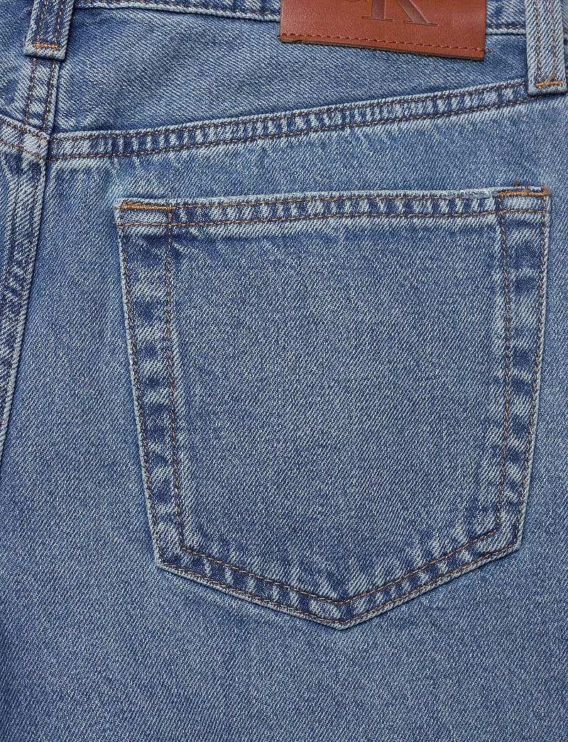 Calvin Klein Jeans - HI RISE A-LINE SHORT BLUE CAROLI - jeansshorts - blue caroline - 4