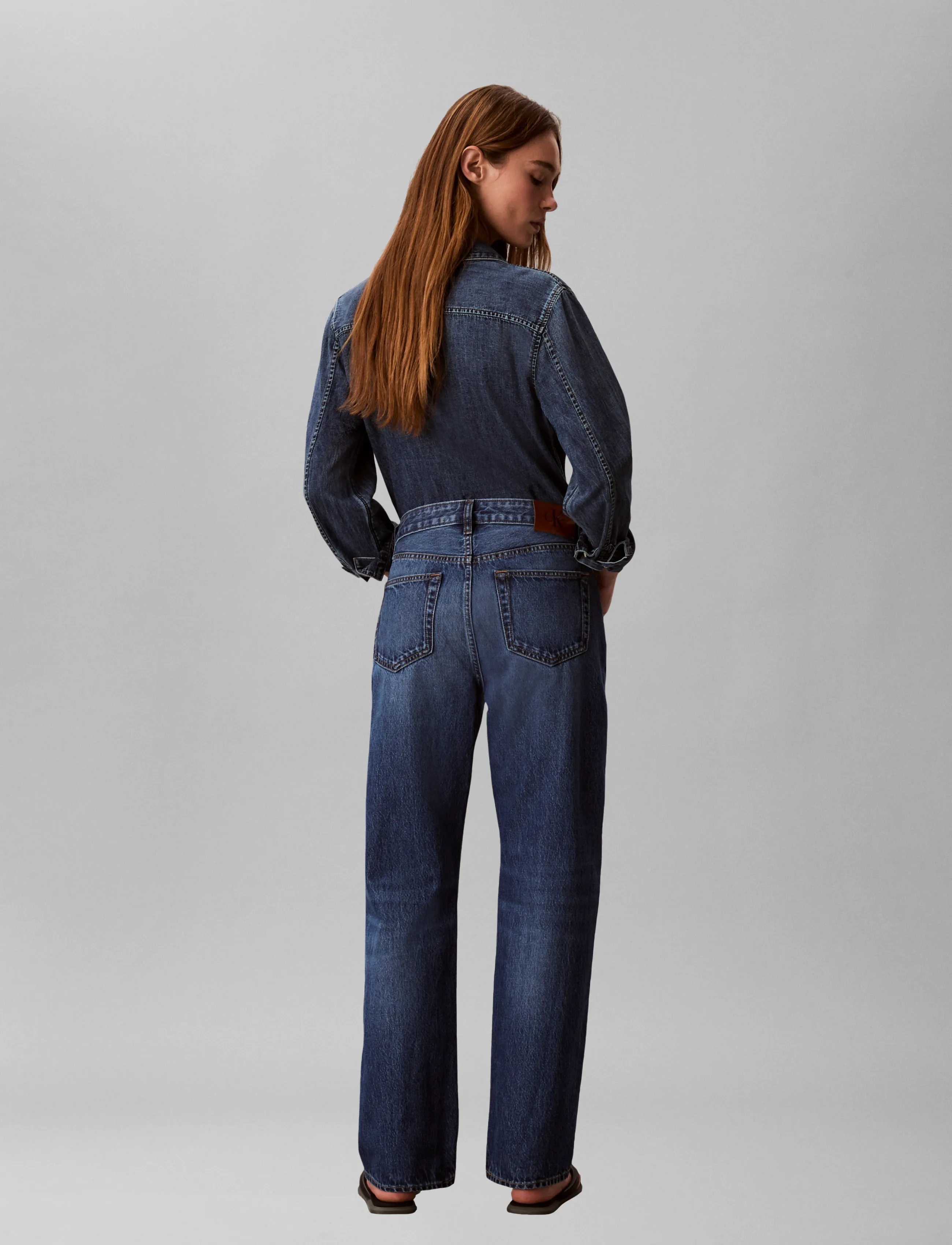Calvin Klein Jeans - 90s STRAIGHT INDIGO JULIUS - straight jeans - indigo julius - 3