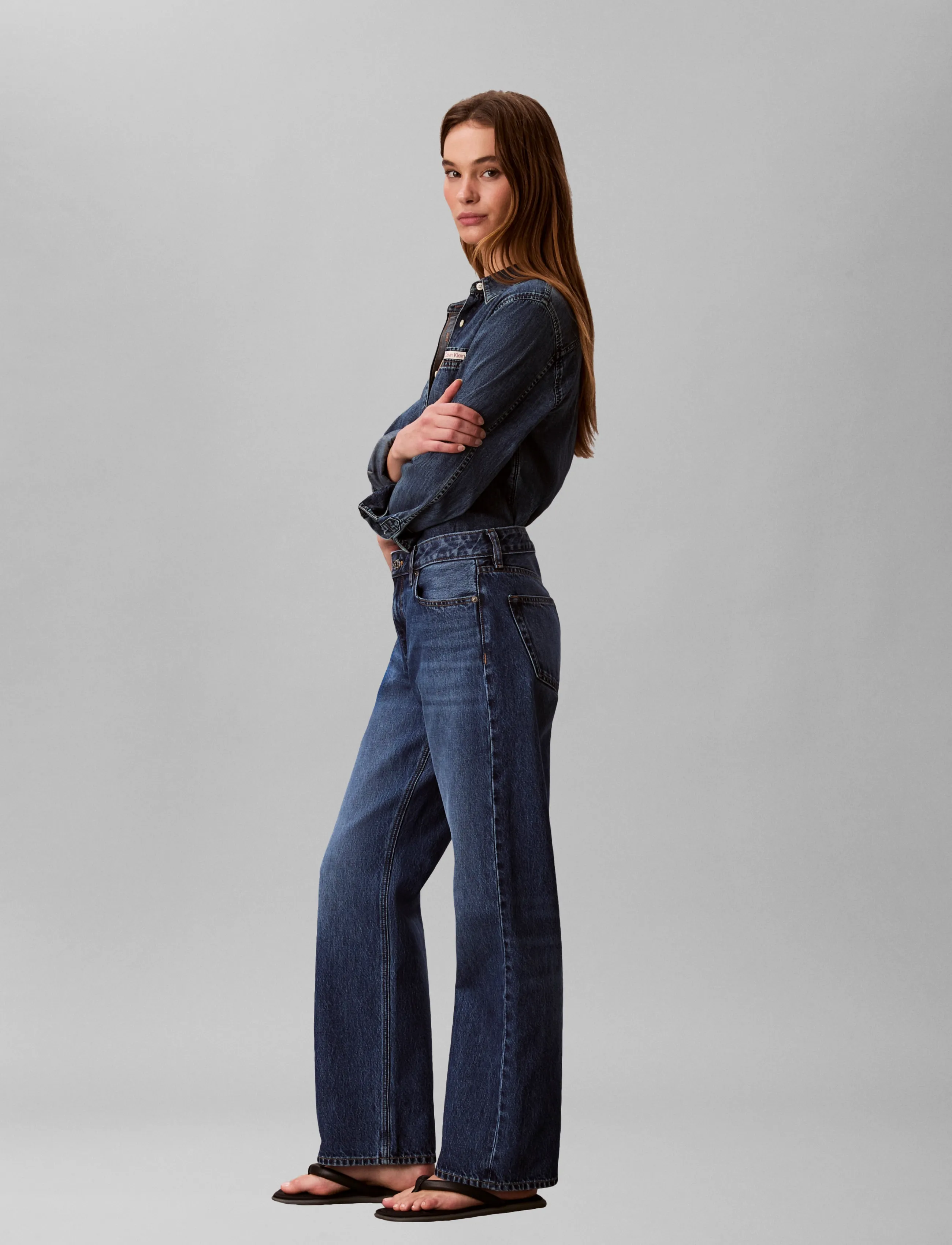 Calvin Klein Jeans 90S Straight Indigo Julius jeans dam – bild 6