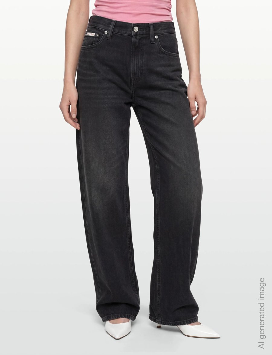 Calvin Klein Jeans - RELAXED BARREL JEAN EVENING BLAC - barrel jeans - evening black - 3