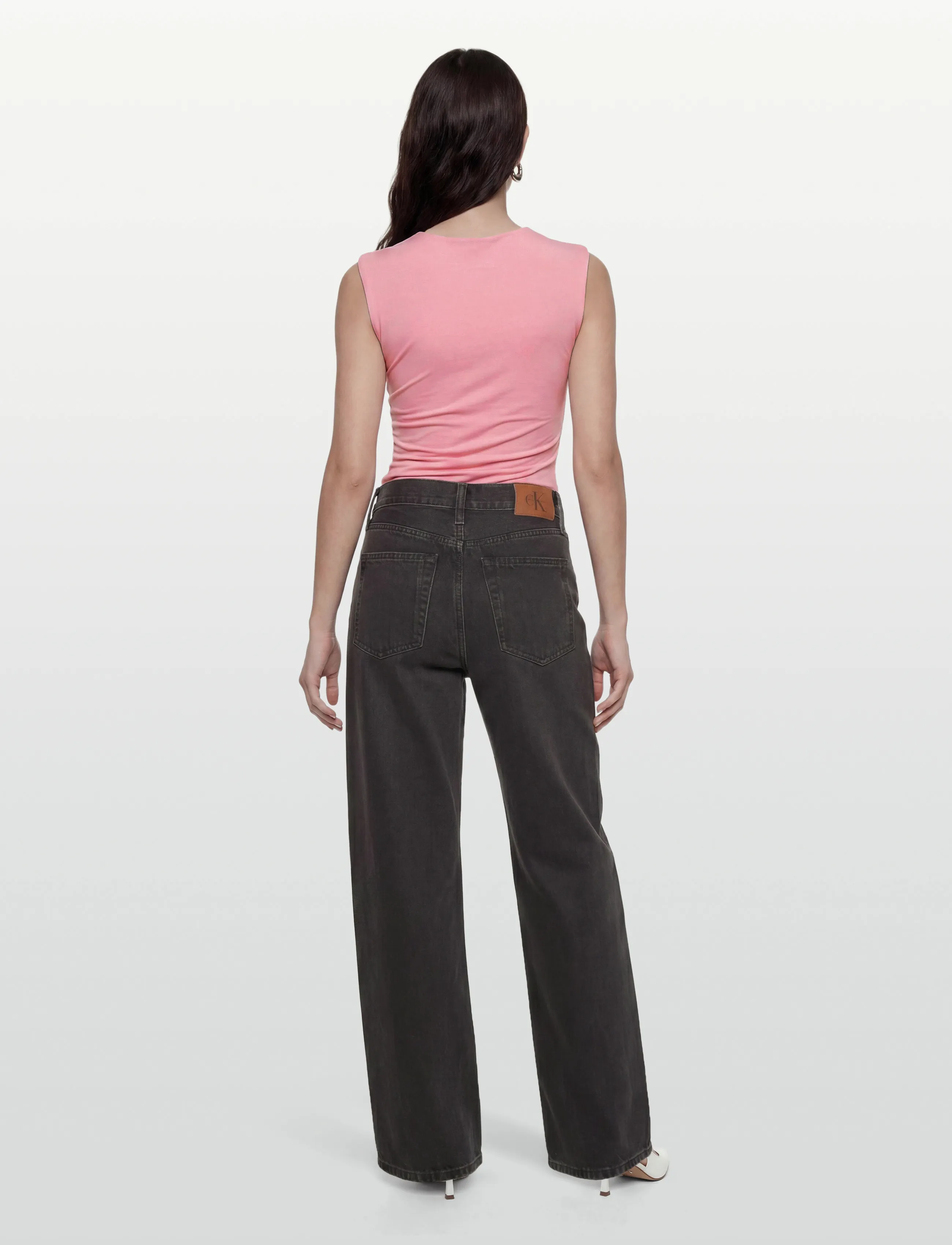 Calvin Klein Jeans - RELAXED BARREL JEAN EVENING BLAC - barrel jeans - evening black - 4