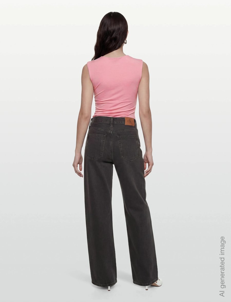 Calvin Klein Jeans - RELAXED BARREL JEAN EVENING BLAC - barrel jeans - evening black - 4