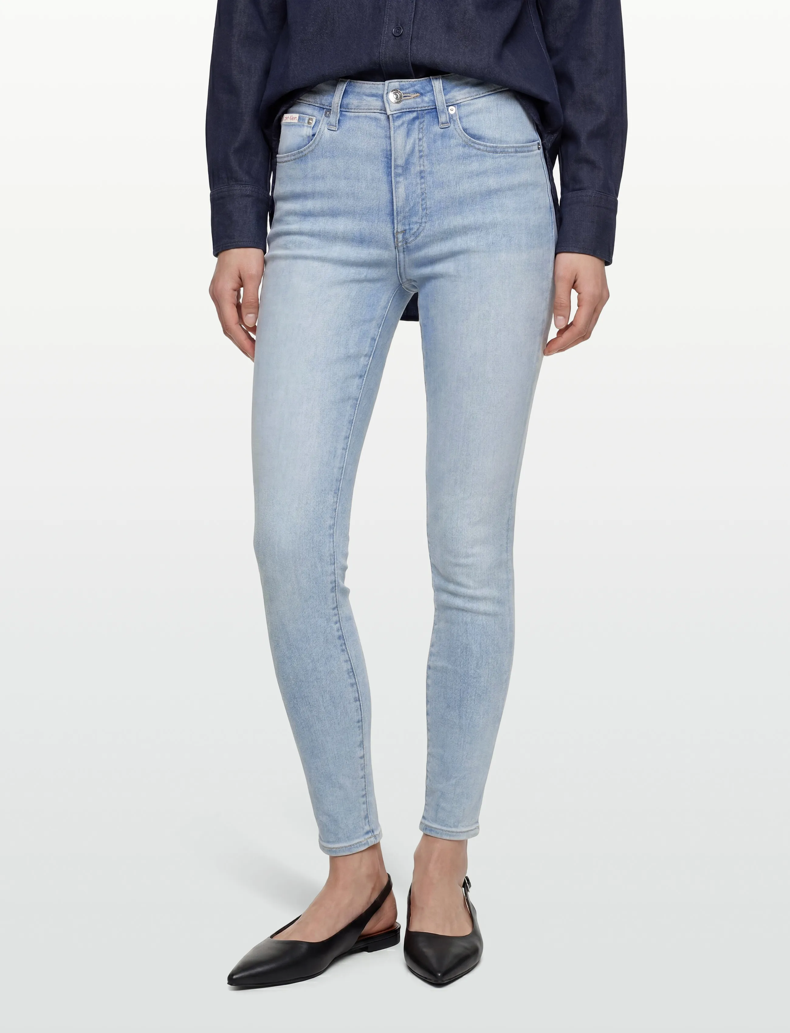 Calvin Klein Jeans - HIGH RISE SKINNY WATERCOURSE - skinny jeans - watercourse - 3