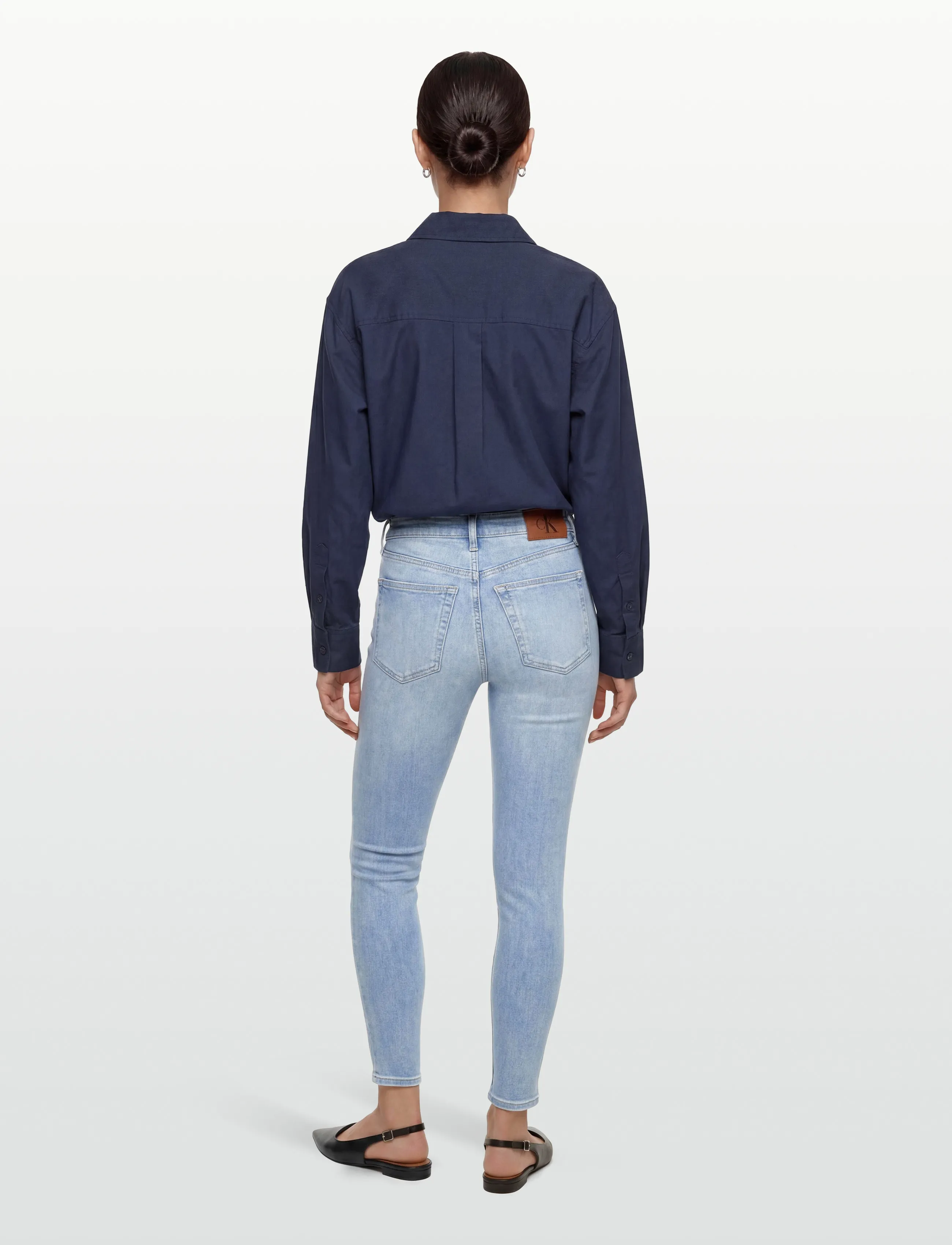 Calvin Klein Jeans - HIGH RISE SKINNY WATERCOURSE - skinny jeans - watercourse - 4