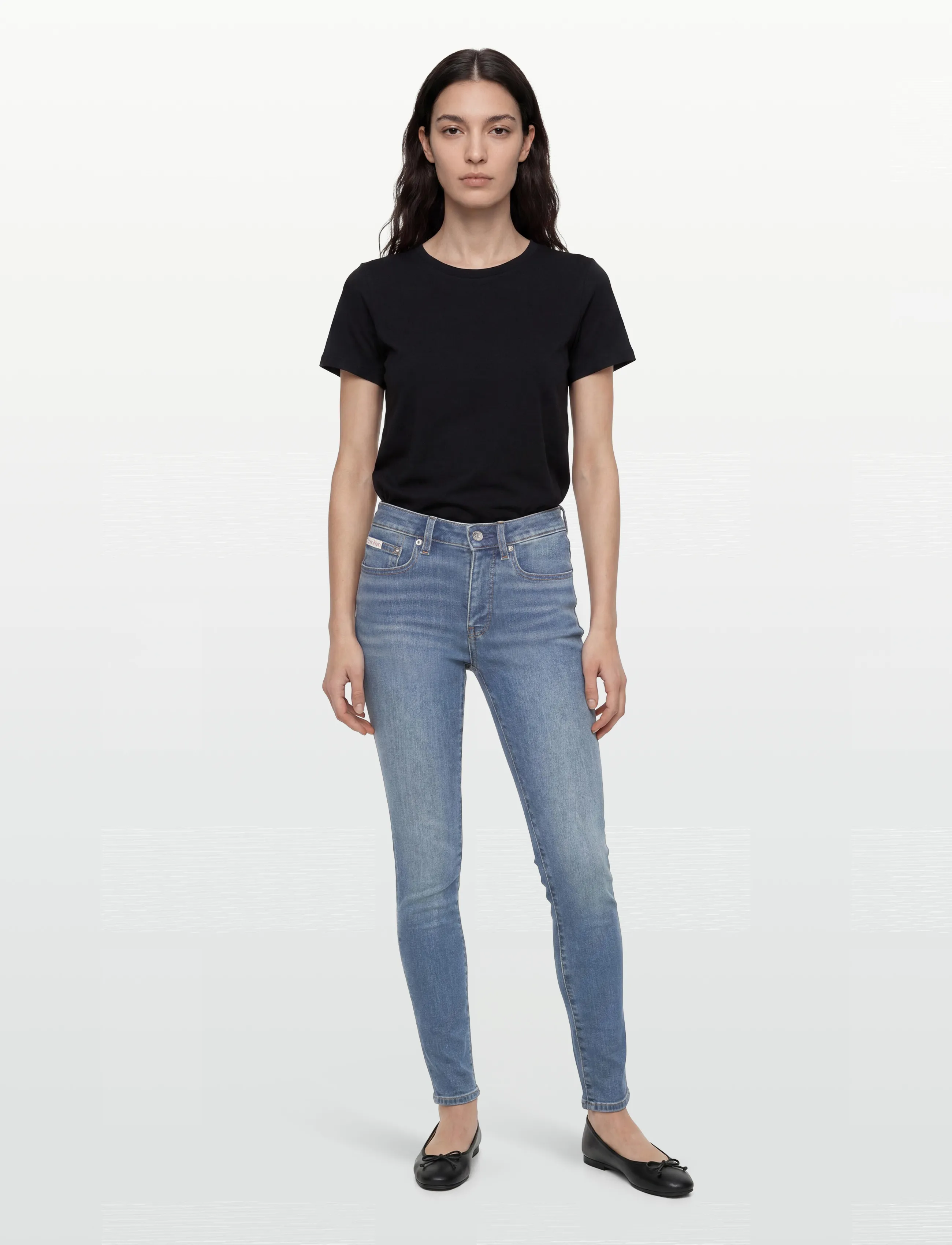 Calvin Klein Jeans Mid Rise Skinny Vintage Canyon, 26 x 32, Blue, Jeans > Skinny, Dame