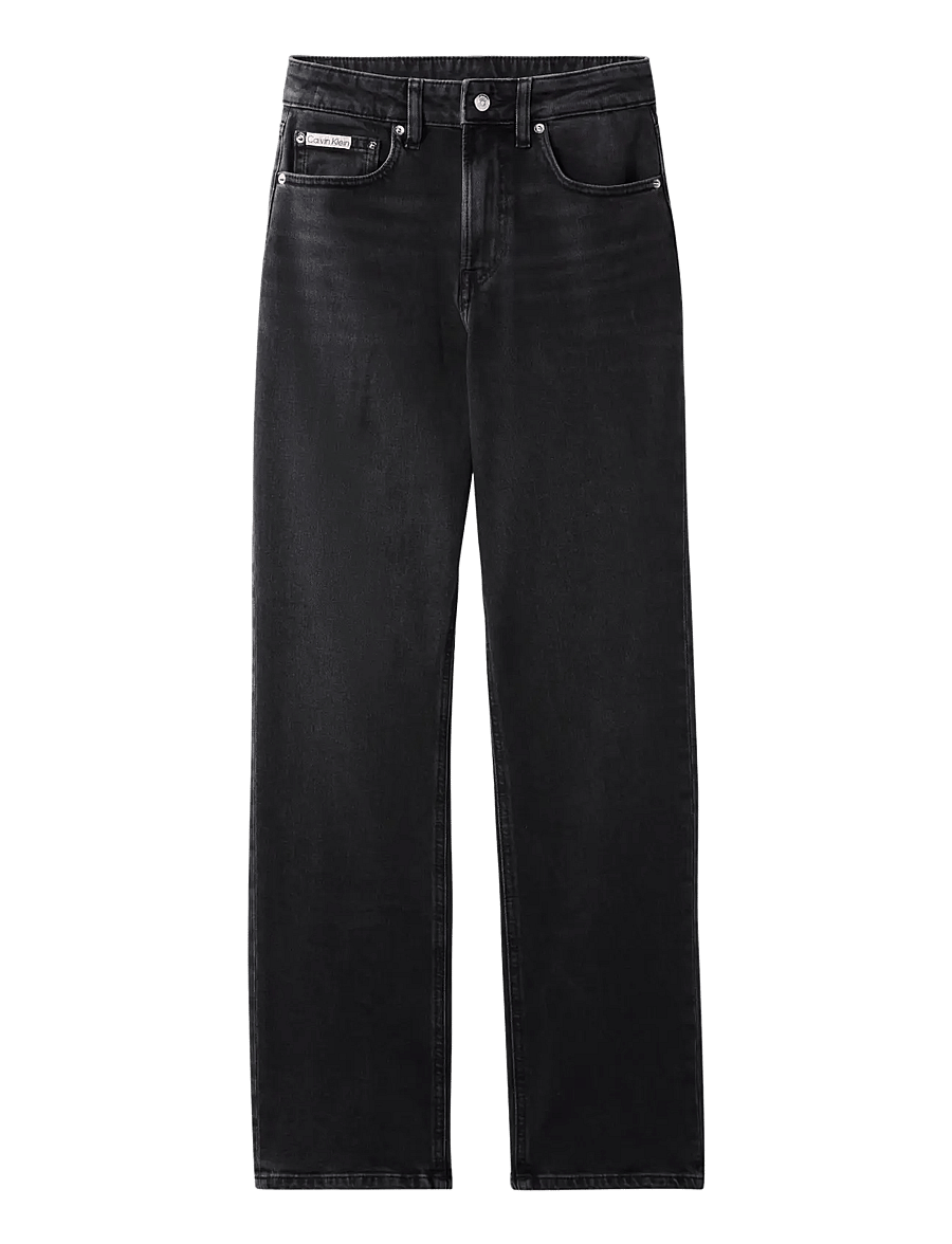 Calvin Klein Jeans - HIGH RISE STRAIGHT MIDNIGHT BLAC - midnight black - 1