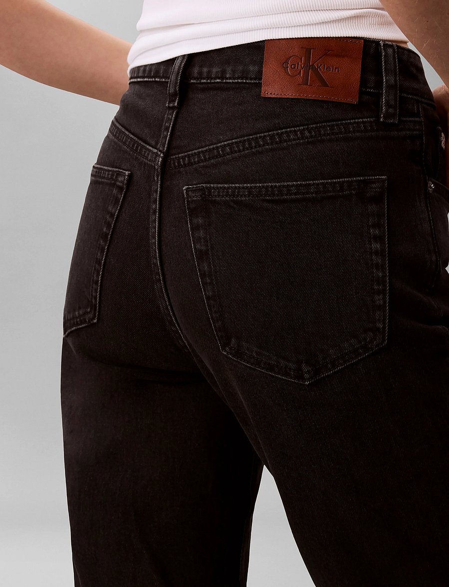 Calvin Klein Jeans - HIGH RISE STRAIGHT MIDNIGHT BLAC - midnight black - 5