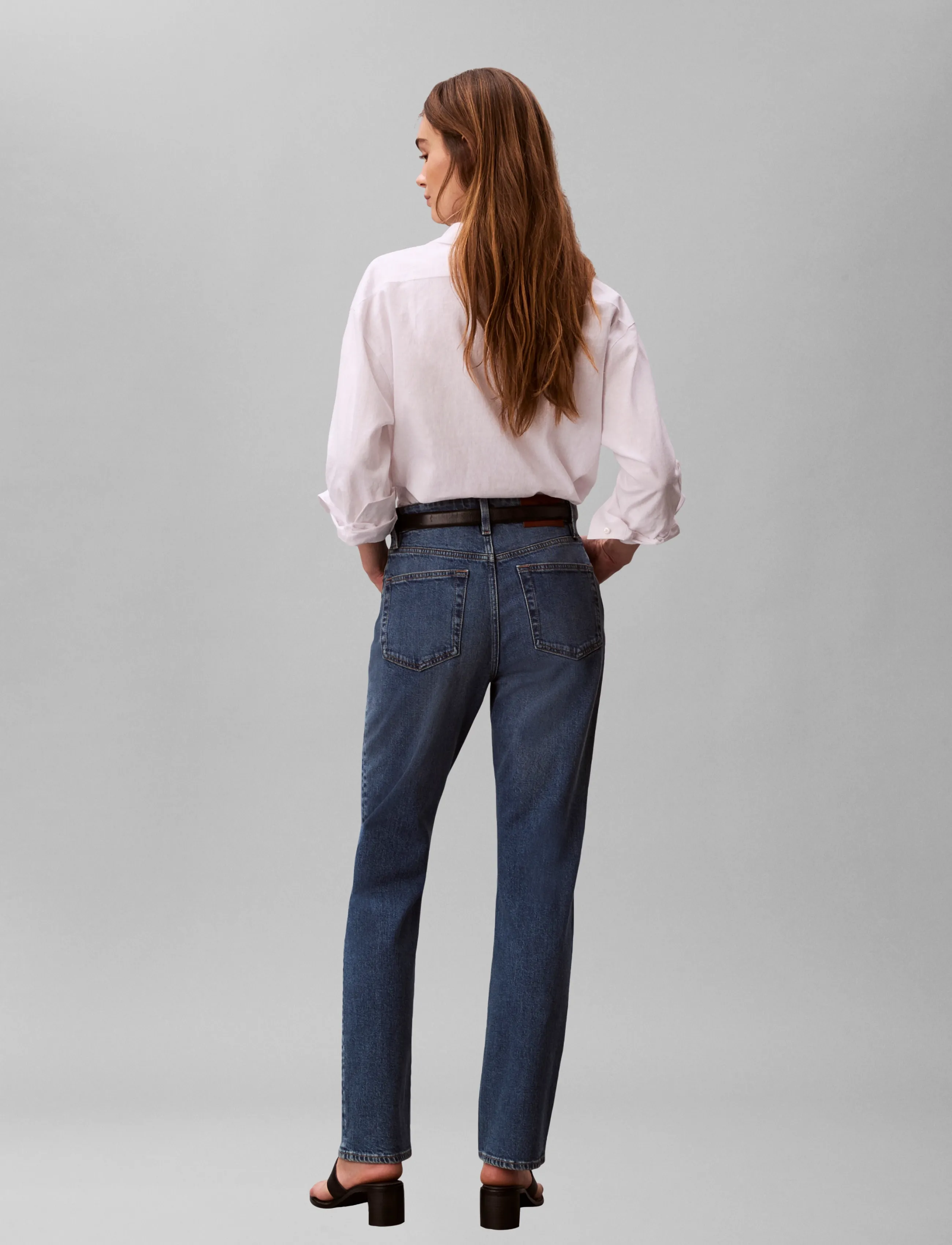 Calvin Klein Jeans - HIGH RISE STRAIGHT VINTAGE SKYFA - raka jeans - vintage skyfall - 2