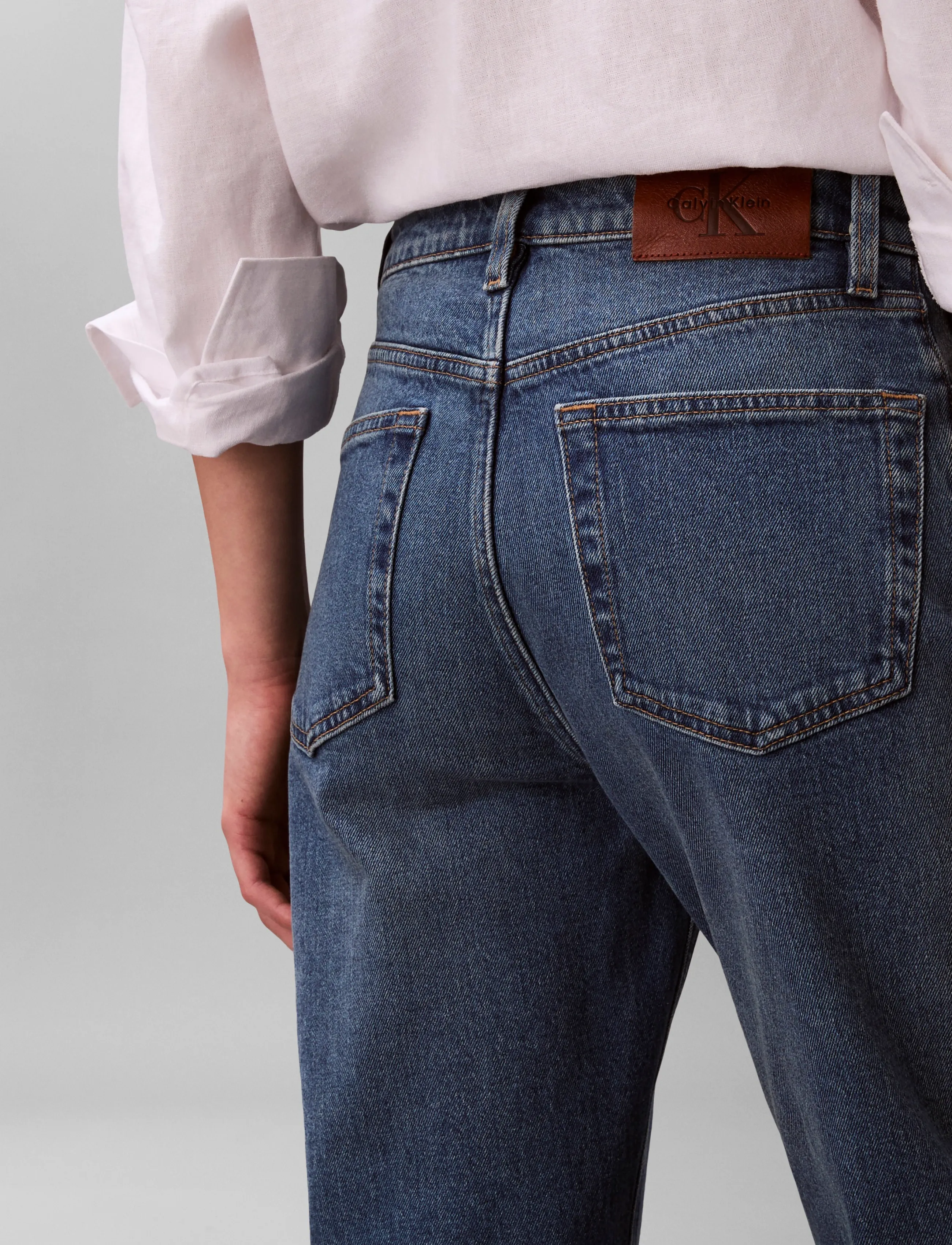Calvin Klein Jeans - HIGH RISE STRAIGHT VINTAGE SKYFA - raka jeans - vintage skyfall - 5