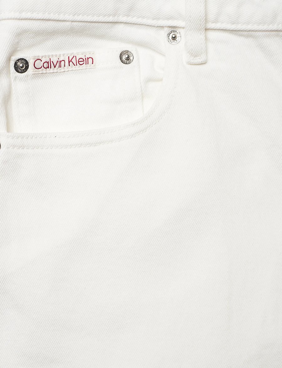 Calvin Klein Jeans - HIGH RISE STRAIGHT CHALK WHITE - gerade jeans - chalk white - 5