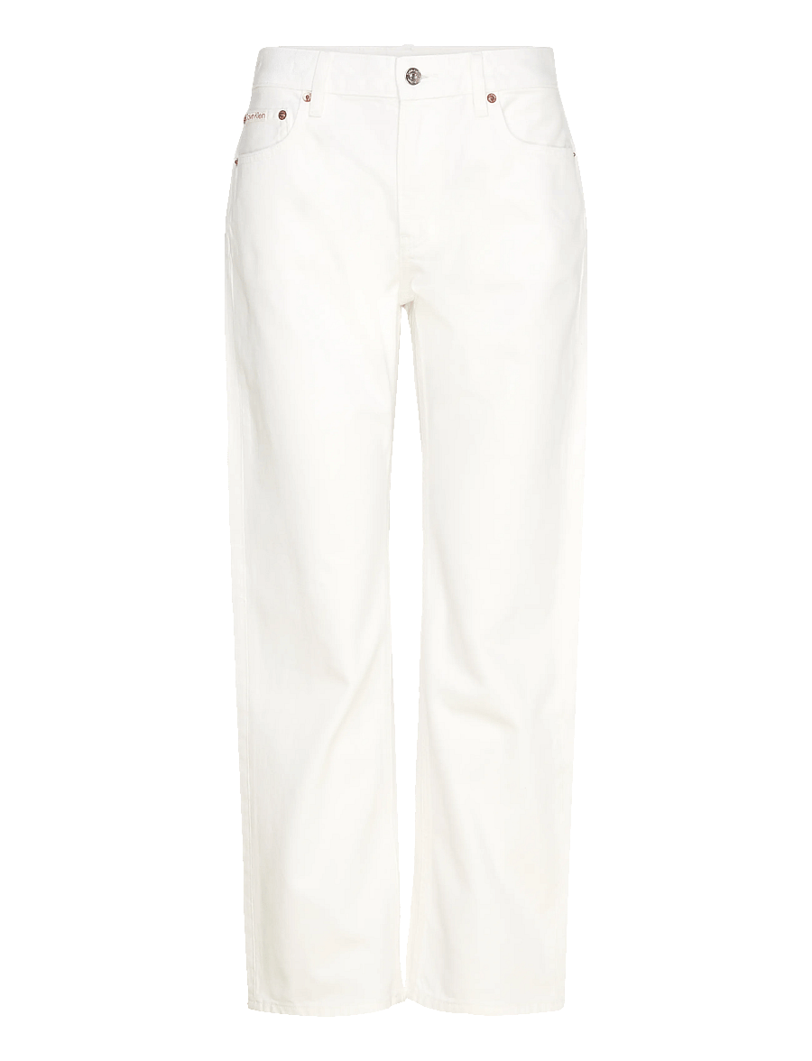 Calvin Klein Jeans - 90s STRAIGHT CHALK WHITE - straight jeans - chalk white - 1