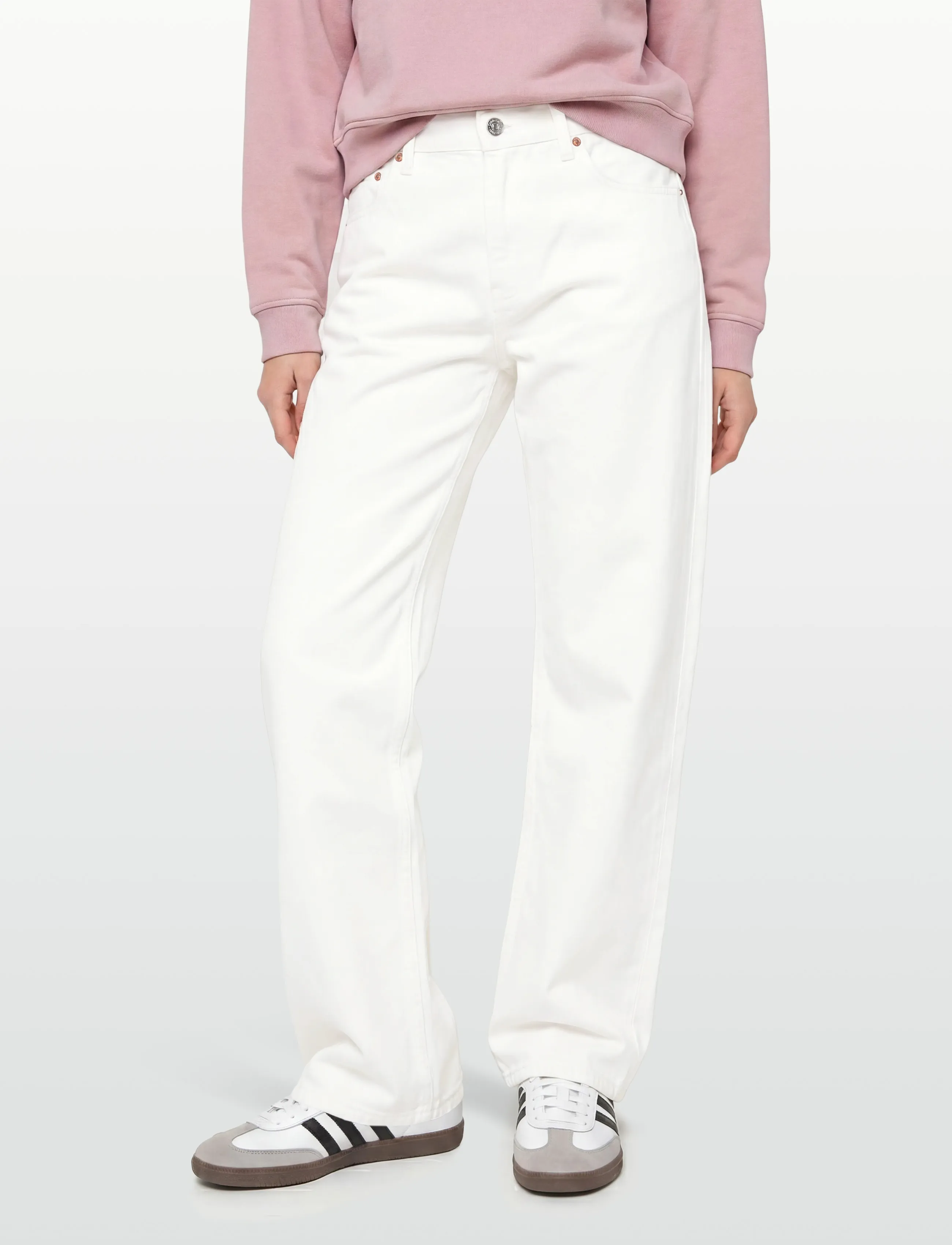 Calvin Klein Jeans - 90s STRAIGHT CHALK WHITE - straight jeans - chalk white - 3