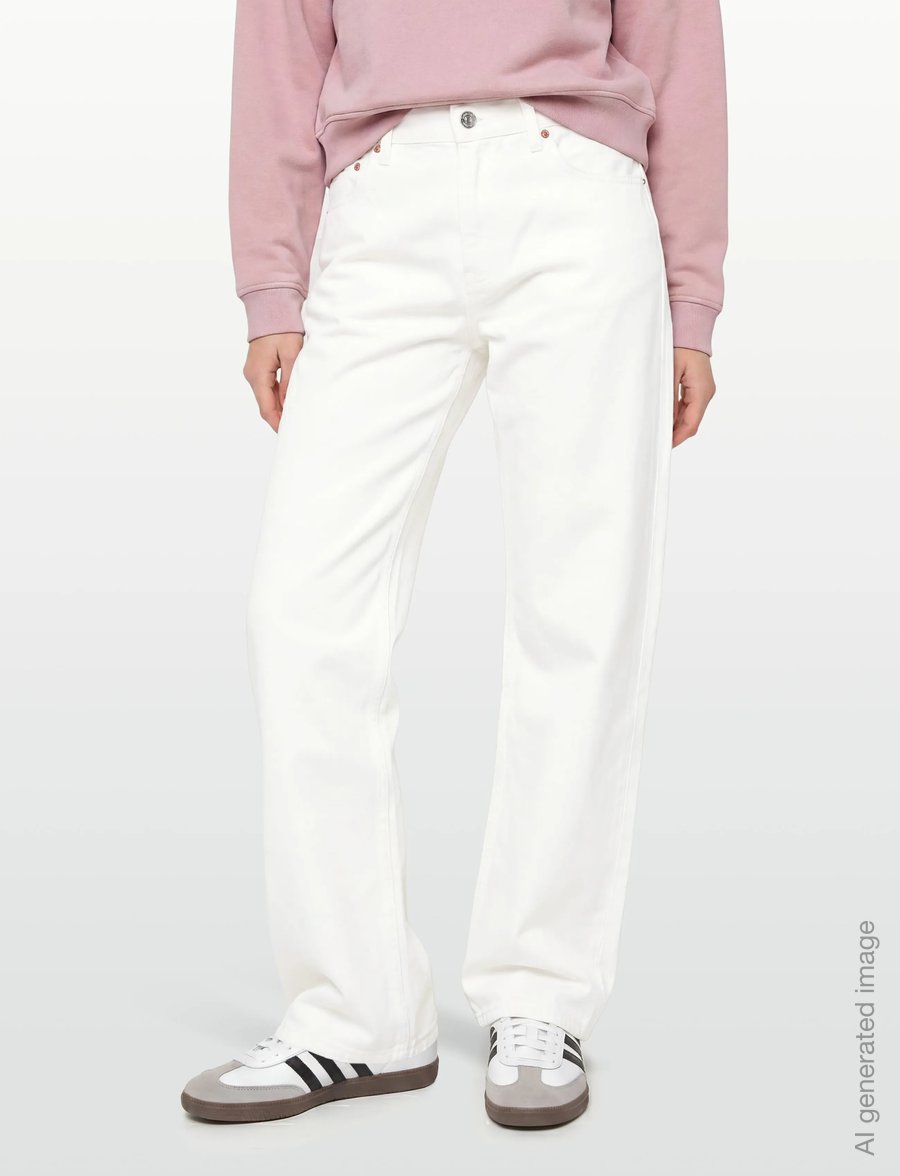 Calvin Klein Jeans - 90s STRAIGHT CHALK WHITE - straight jeans - chalk white - 3