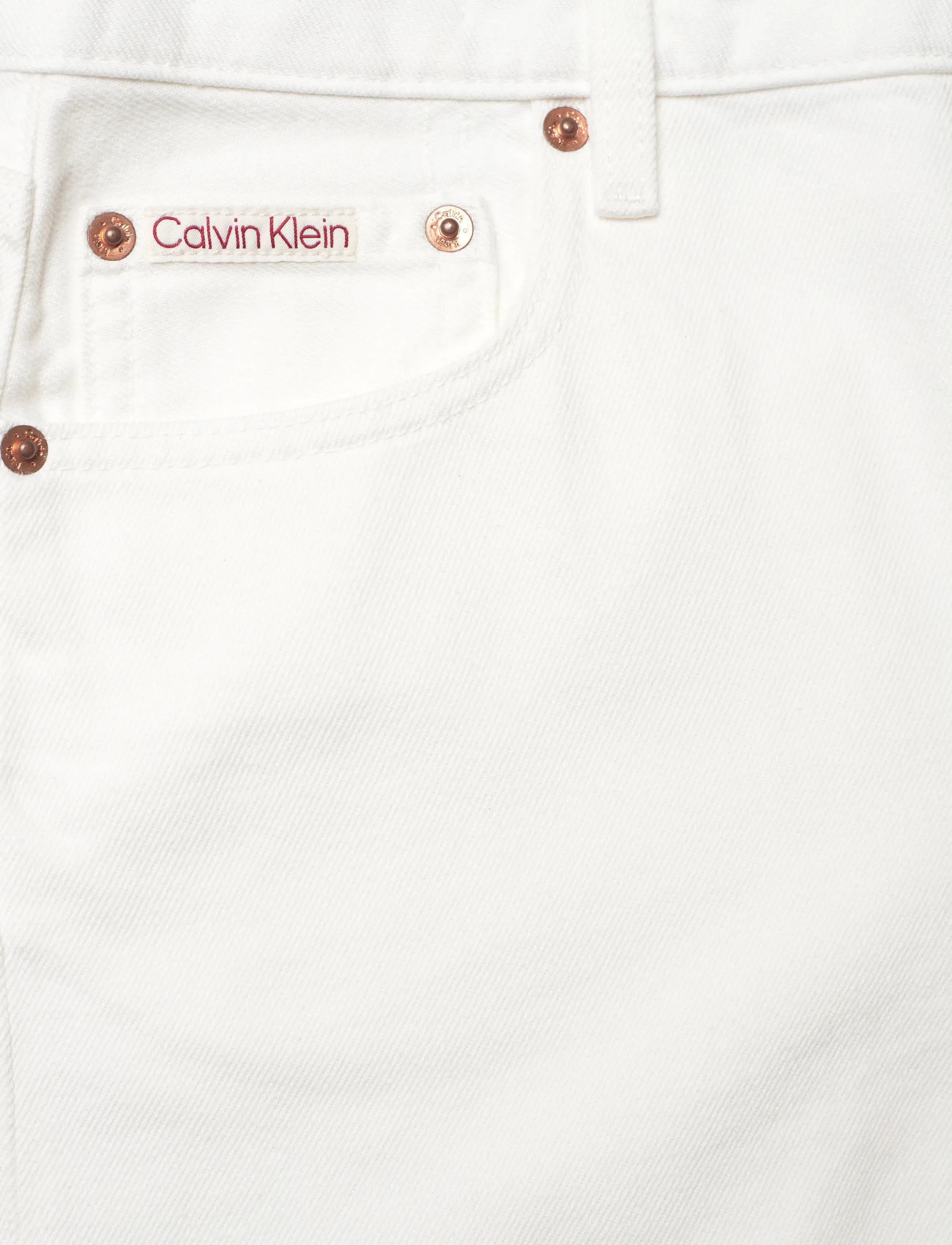 Calvin Klein Jeans - 90s STRAIGHT CHALK WHITE - straight jeans - chalk white - 5