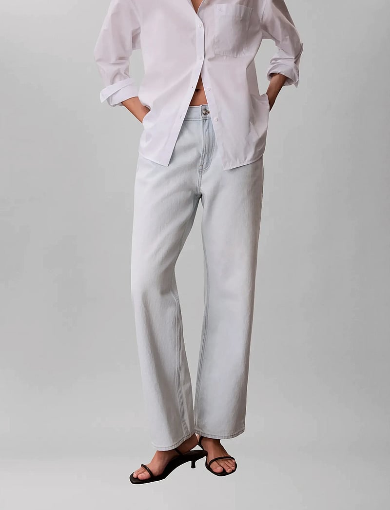 Calvin Klein Jeans - 90s STRAIGHT BLEACHED LIGHT - vida jeans - bleached light - 0