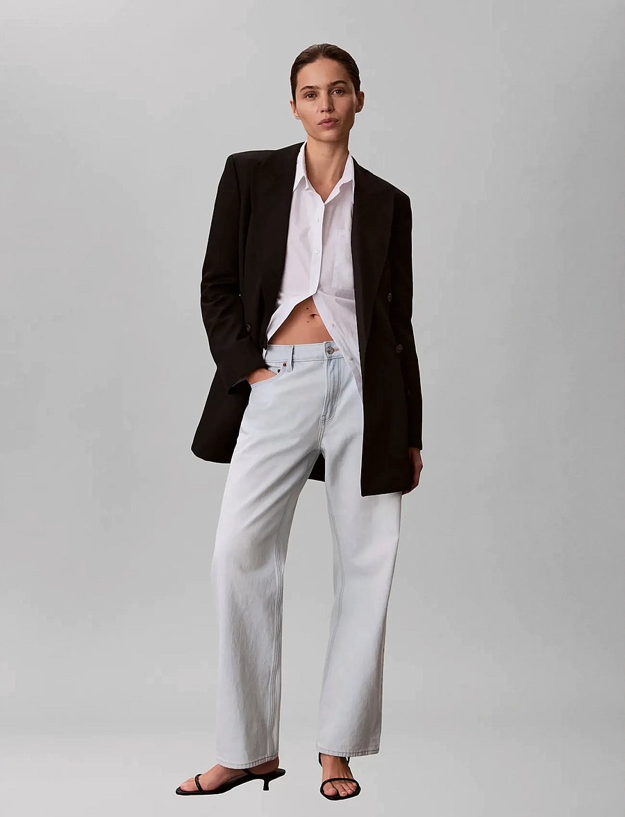 Calvin Klein Jeans - 90s STRAIGHT BLEACHED LIGHT - brede jeans - bleached light - 2