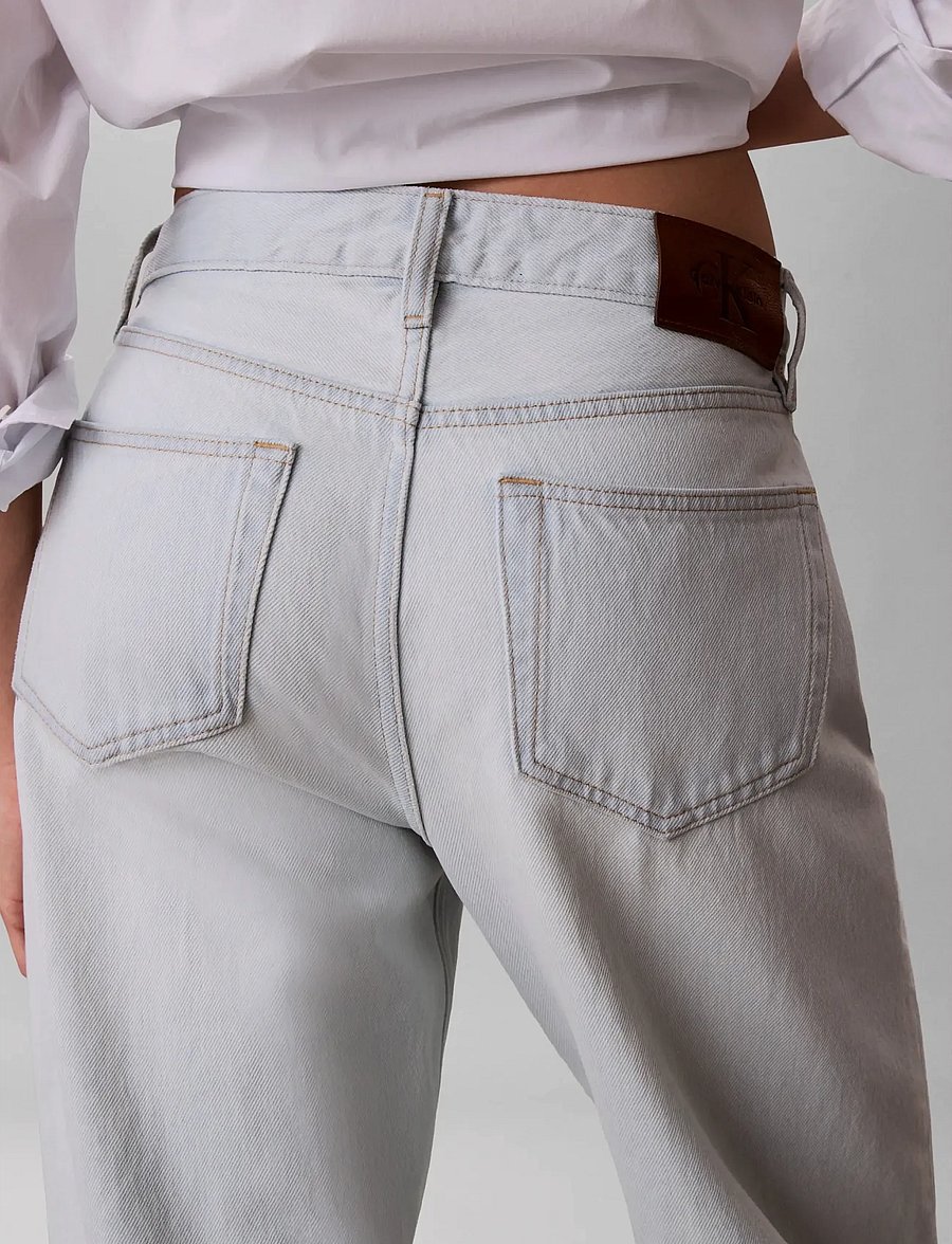 Calvin Klein Jeans - 90s STRAIGHT BLEACHED LIGHT - brede jeans - bleached light - 5