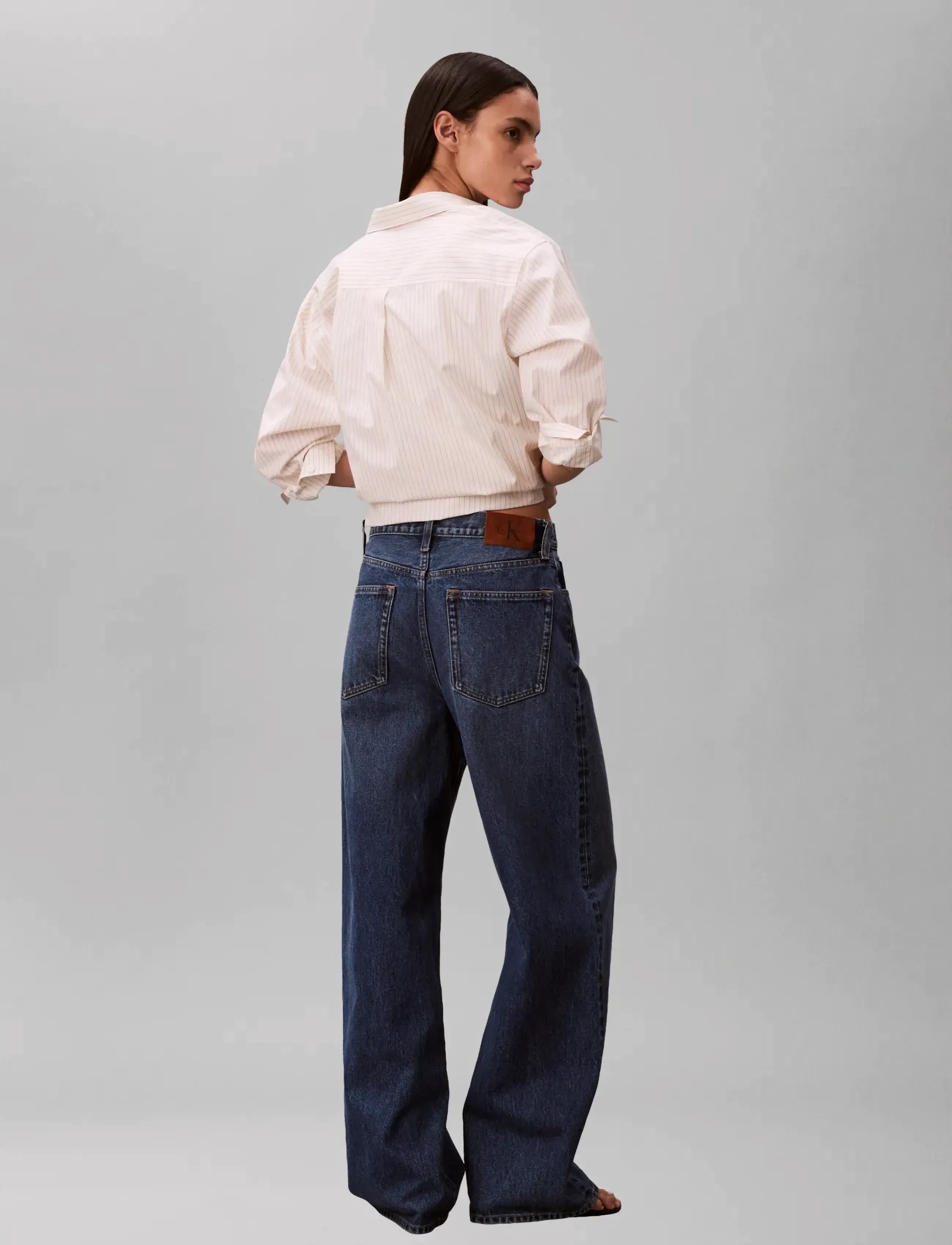 Calvin Klein Jeans - THE WIDE LEG INDIGO JULIUS - brede jeans - indigo julius - 4