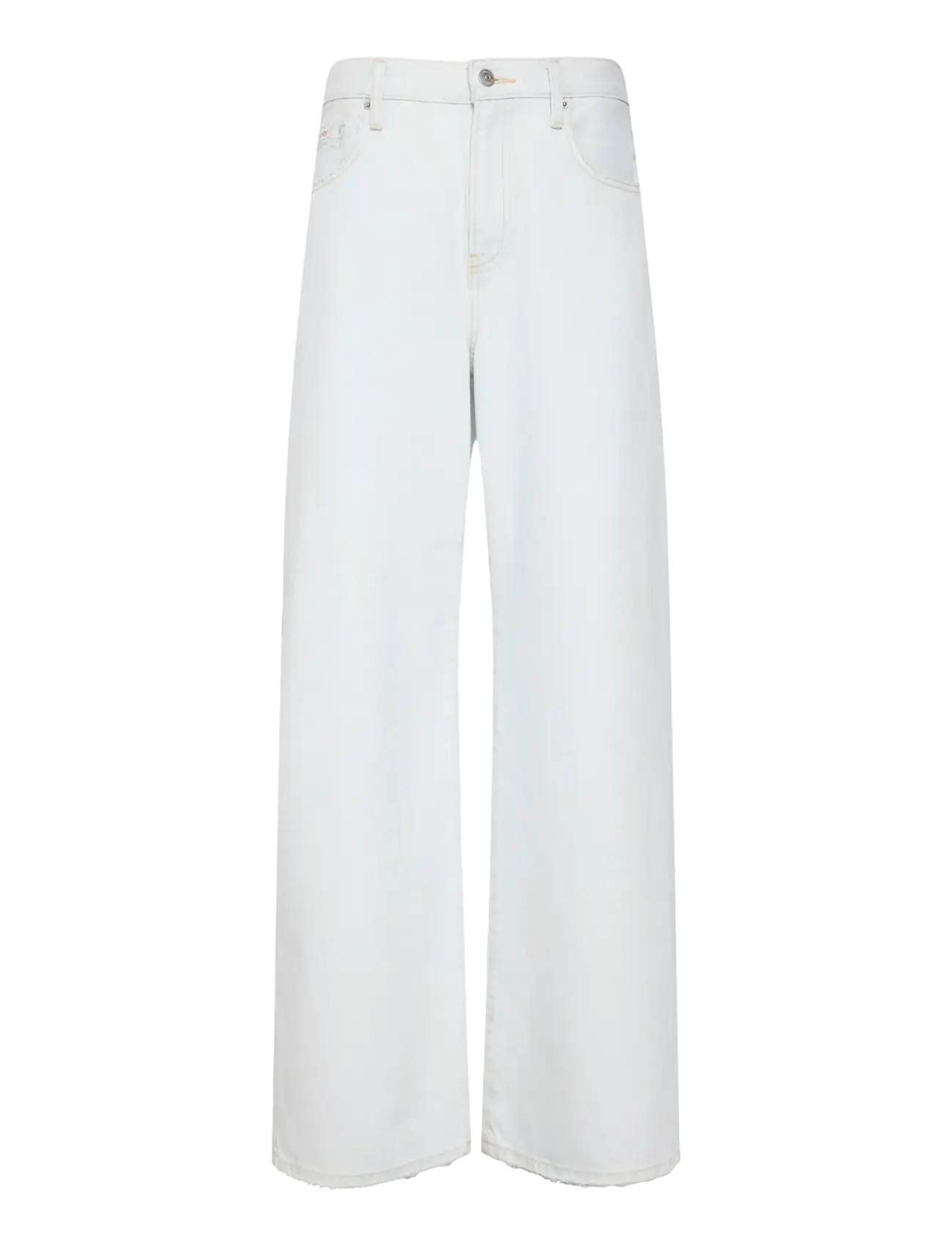 Calvin Klein Jeans THE WIDE LEG BLEACHED LIGHT - Jeans - BLEACHED LIGHT / white