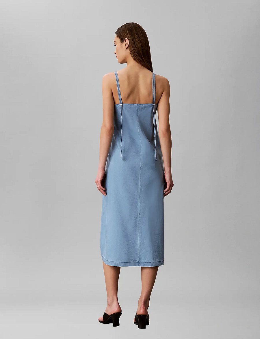 Calvin Klein Jeans - BIAS CUT DENIM SOFT DRESS LIGHTW - slipklänningar - lightway - 2