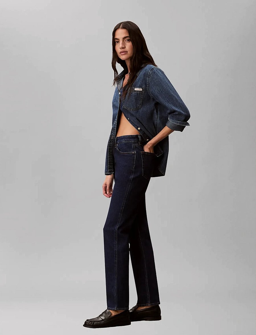 Calvin Klein Jeans - THE BROOKE JEAN TRUE INDIGO - straight jeans - true indigo - 5