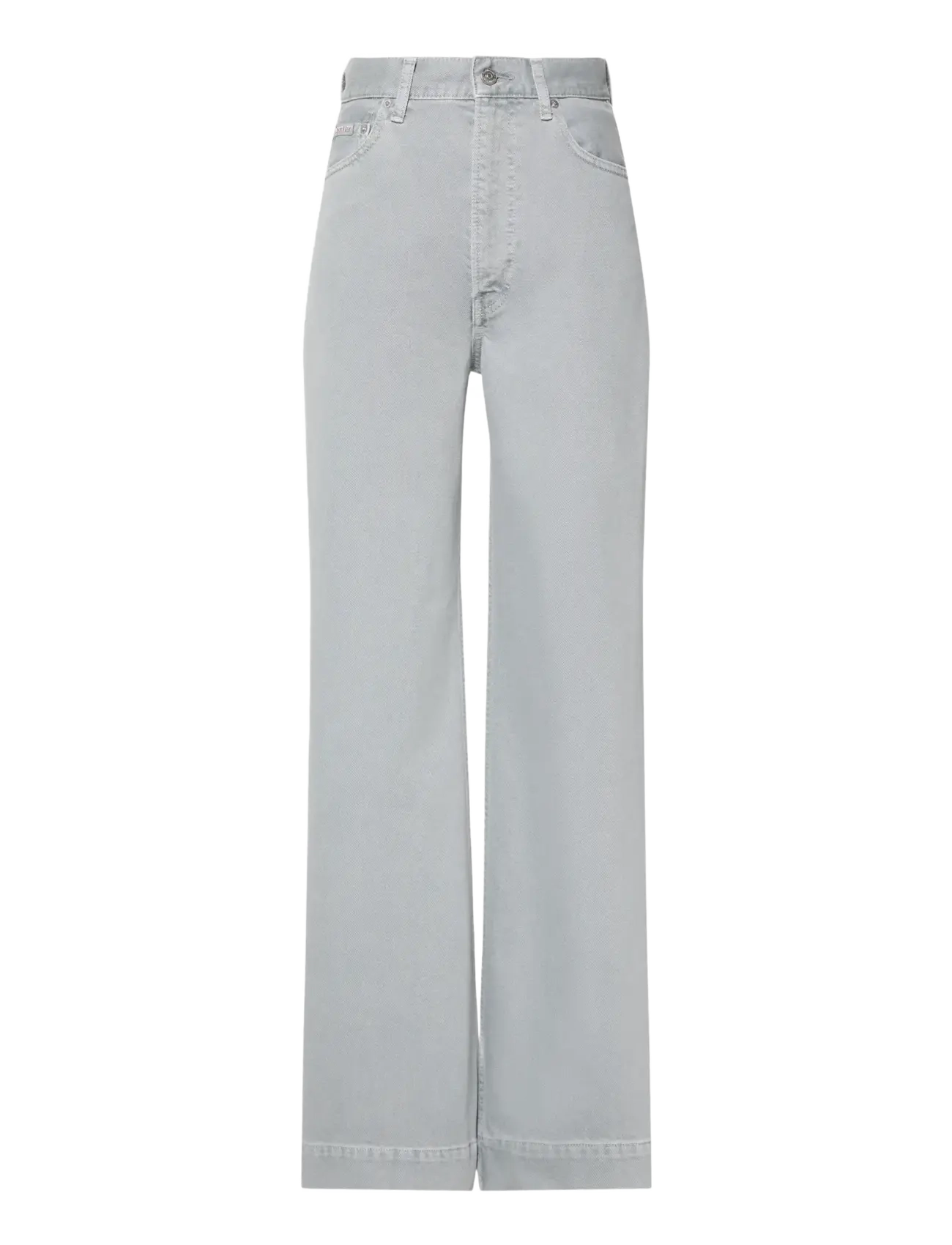 Calvin Klein Jeans SUPER HIGH RISE WIDE LEG SOFT GR - Premium-tyylit - SOFT GREY / grey