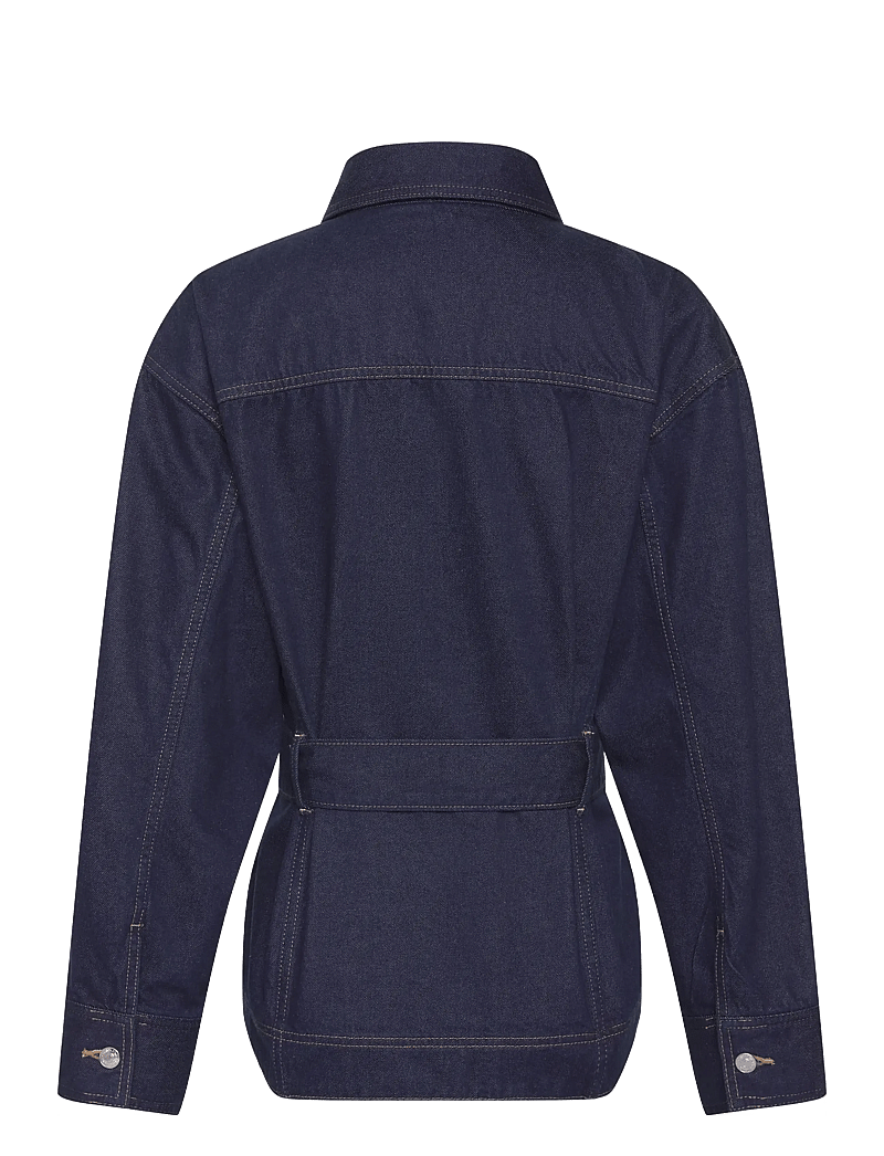 Calvin Klein Jeans - WHS CINCHED JACKET RINSE - frühlingsjacken - rinse - 1