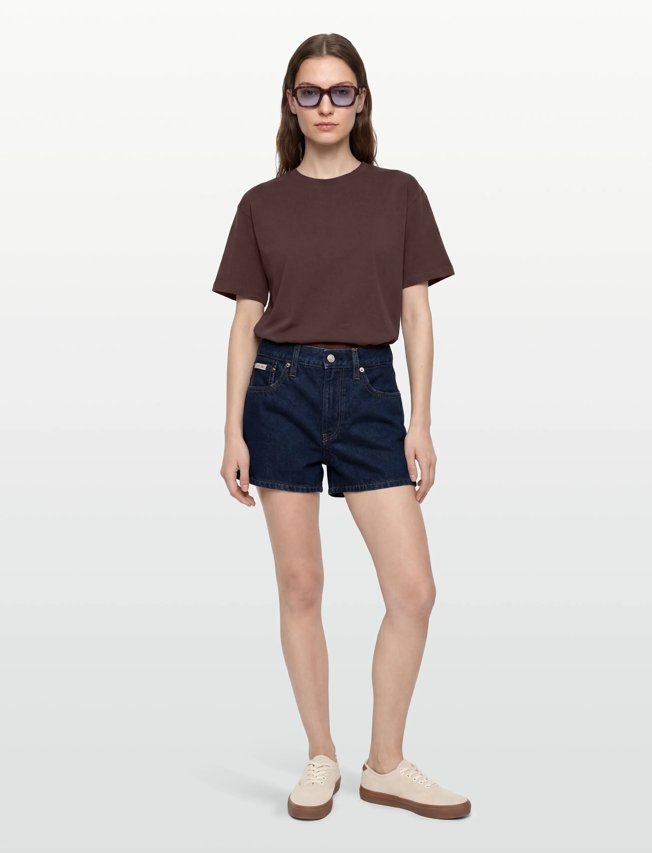 Calvin Klein Jeans - ARCHIVE MINI SHORT TRUE INDIGO - jorts - true indigo - 0