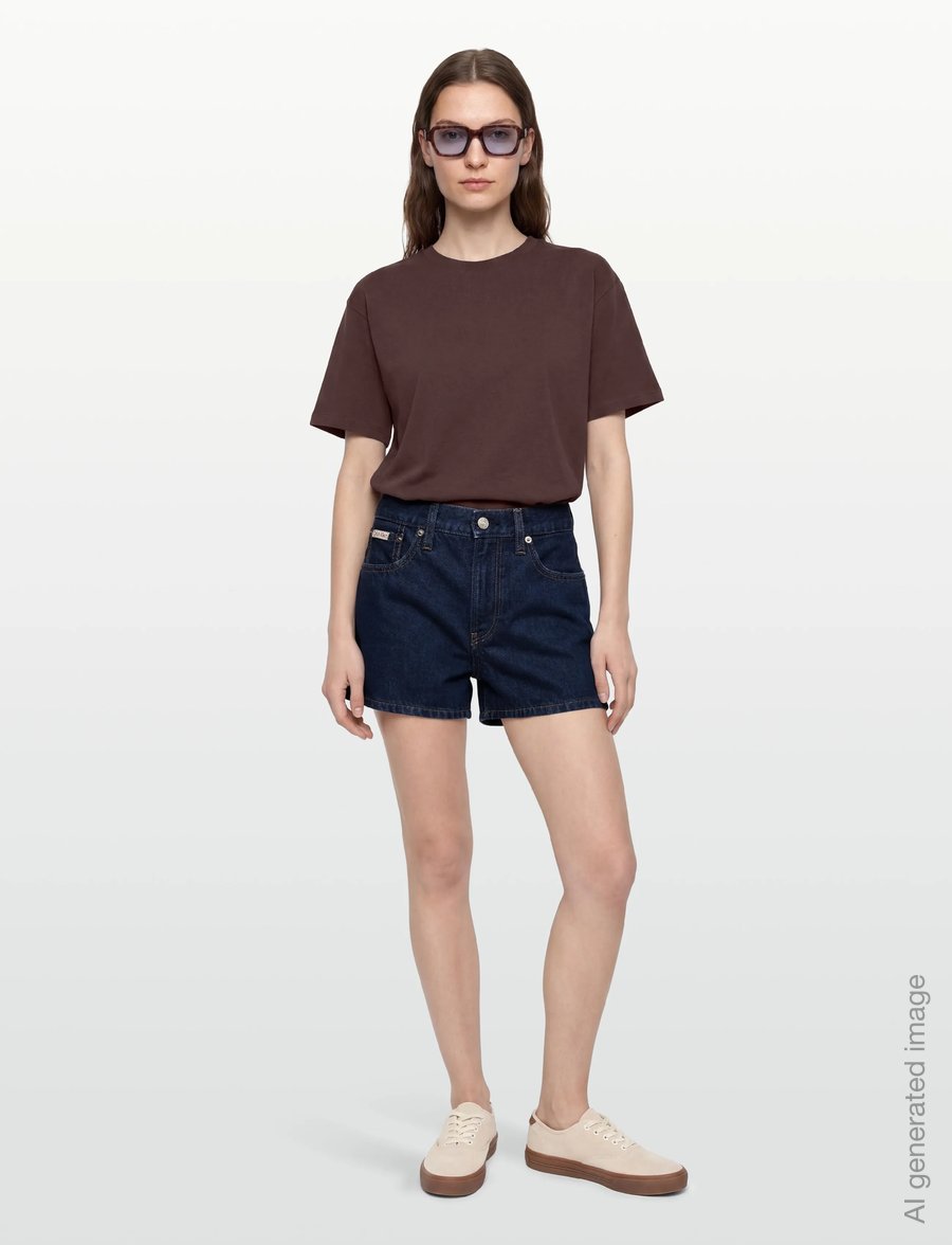 Calvin Klein Jeans - ARCHIVE MINI SHORT TRUE INDIGO - jeansshorts - true indigo - 0