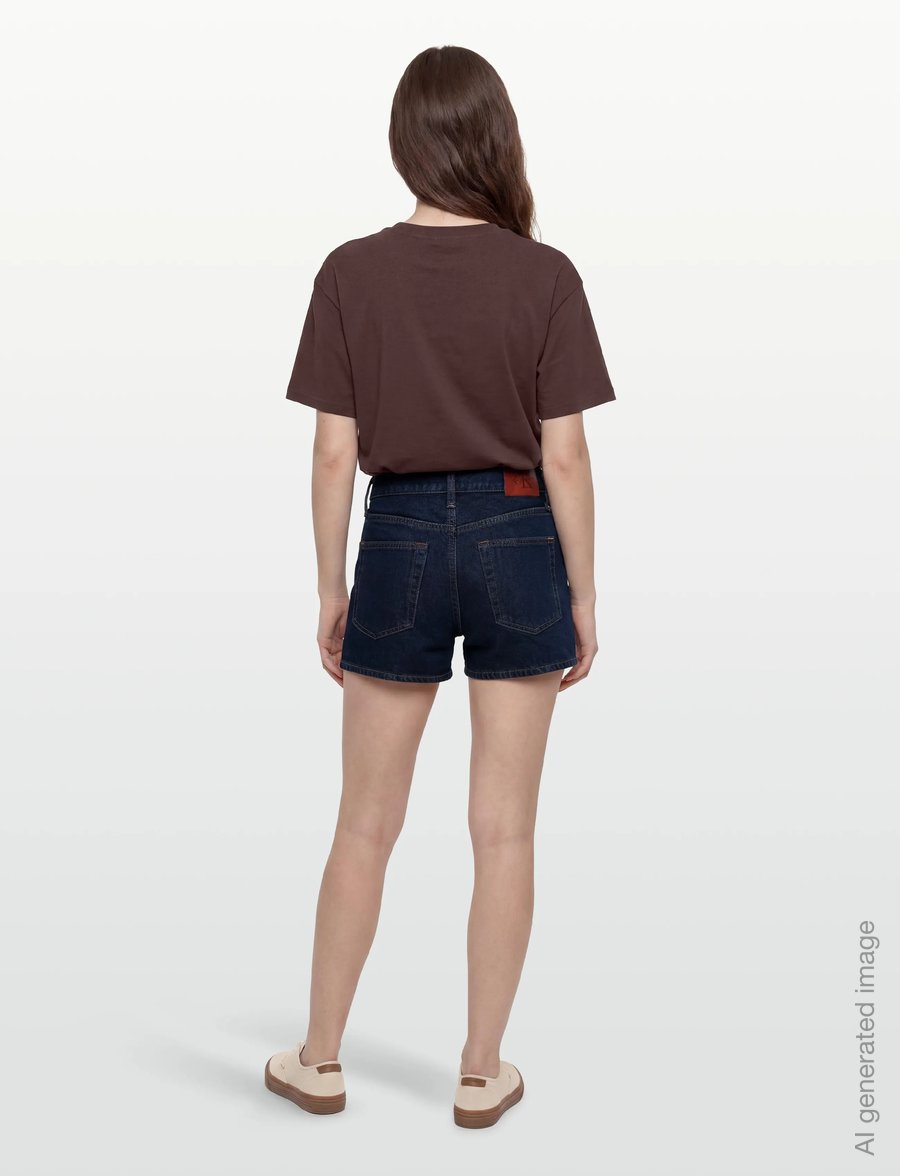 Calvin Klein Jeans - ARCHIVE MINI SHORT TRUE INDIGO - jeansshorts - true indigo - 4