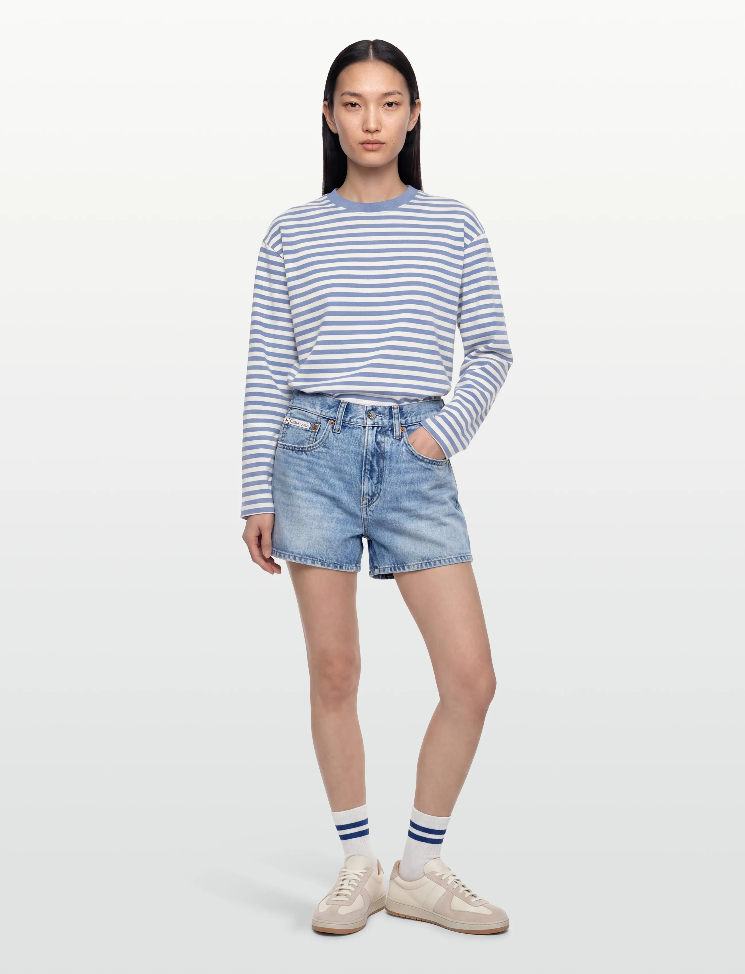 Calvin Klein Jeans - ARCHIVE MINI SHORT VINTAGE MOSS - jorts - vintage moss - 0