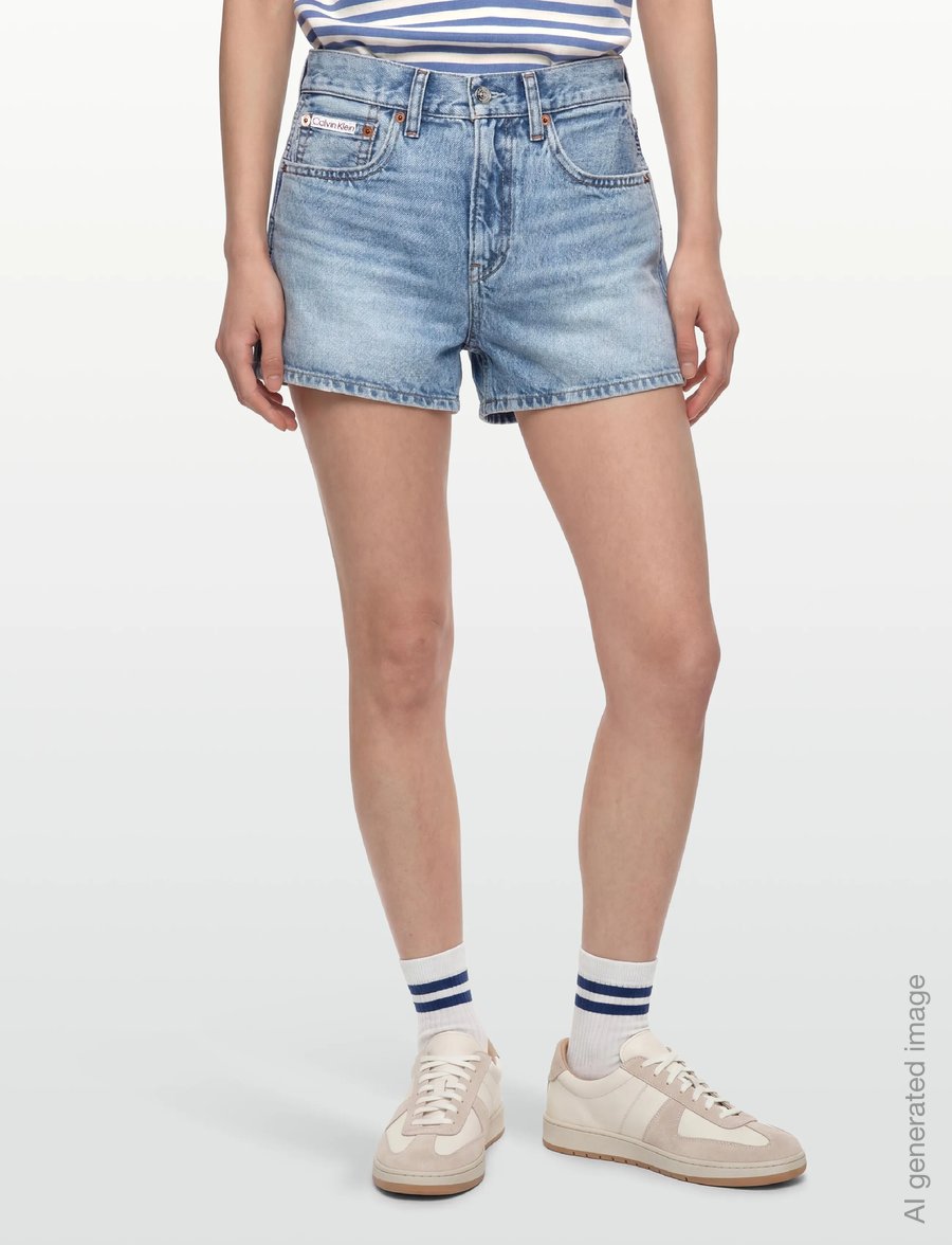 Calvin Klein Jeans - ARCHIVE MINI SHORT VINTAGE MOSS - lühikesed teksapüksid - vintage moss - 3