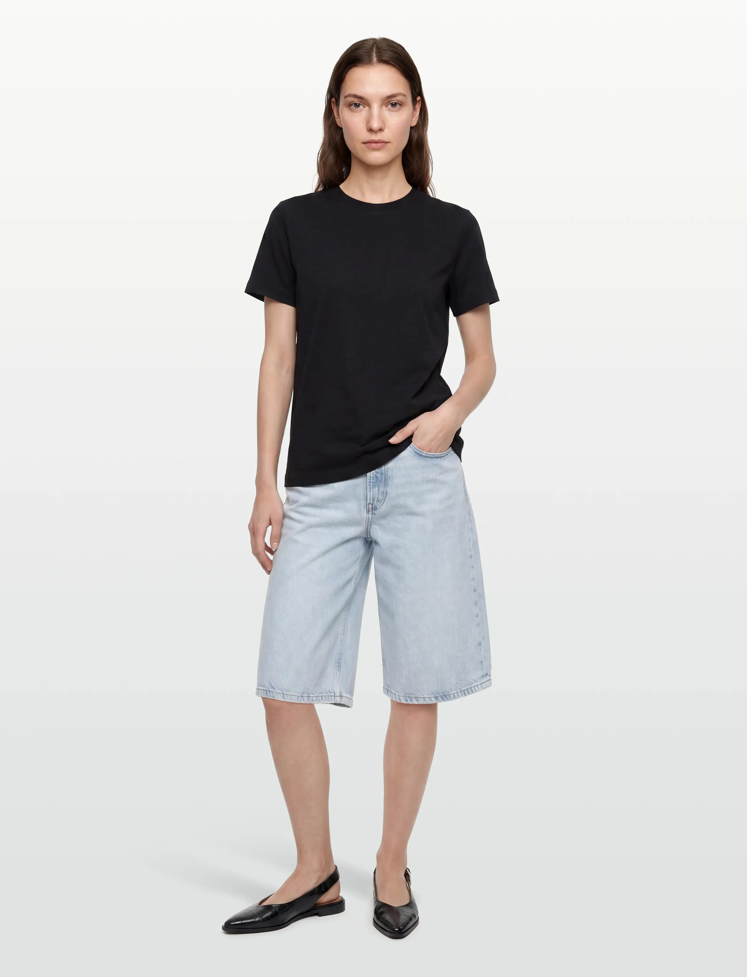 Calvin Klein Jeans - LONG TENCEL SHORT RYDER - jeansshorts - ryder - 0