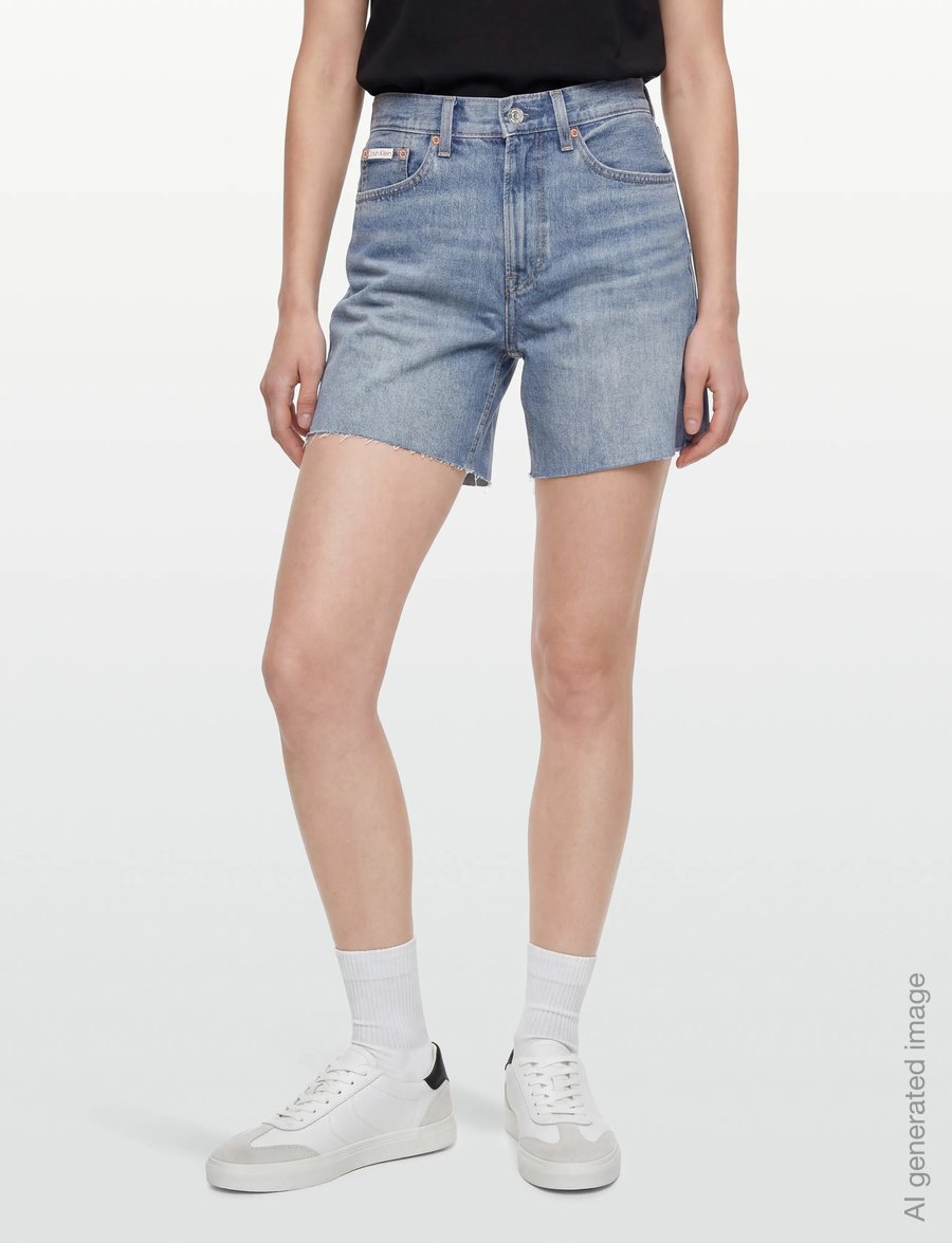 Calvin Klein Jeans - 90S 6 IN SHORT BLUE MONACO - jeansshorts - blue monaco - 3