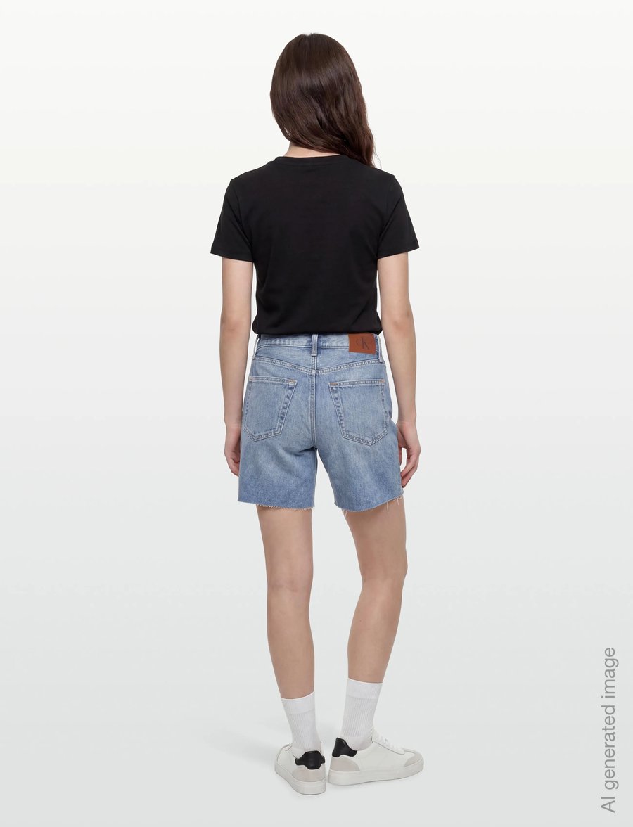 Calvin Klein Jeans - 90S 6 IN SHORT BLUE MONACO - jeansshorts - blue monaco - 4