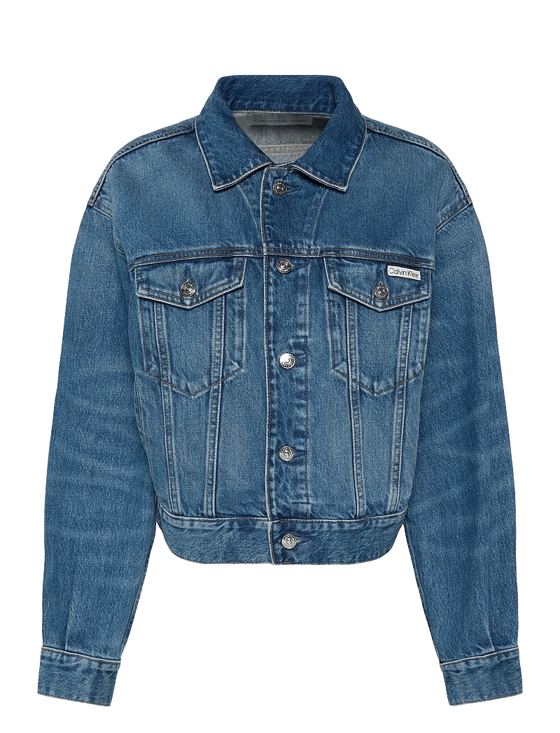 Calvin Klein Jeans - 90s TRUCKER BASSET BLUE - forårsjakker - basset blue - 0