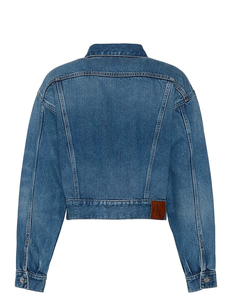 Calvin Klein Jeans - 90s TRUCKER BASSET BLUE - forårsjakker - basset blue - 2