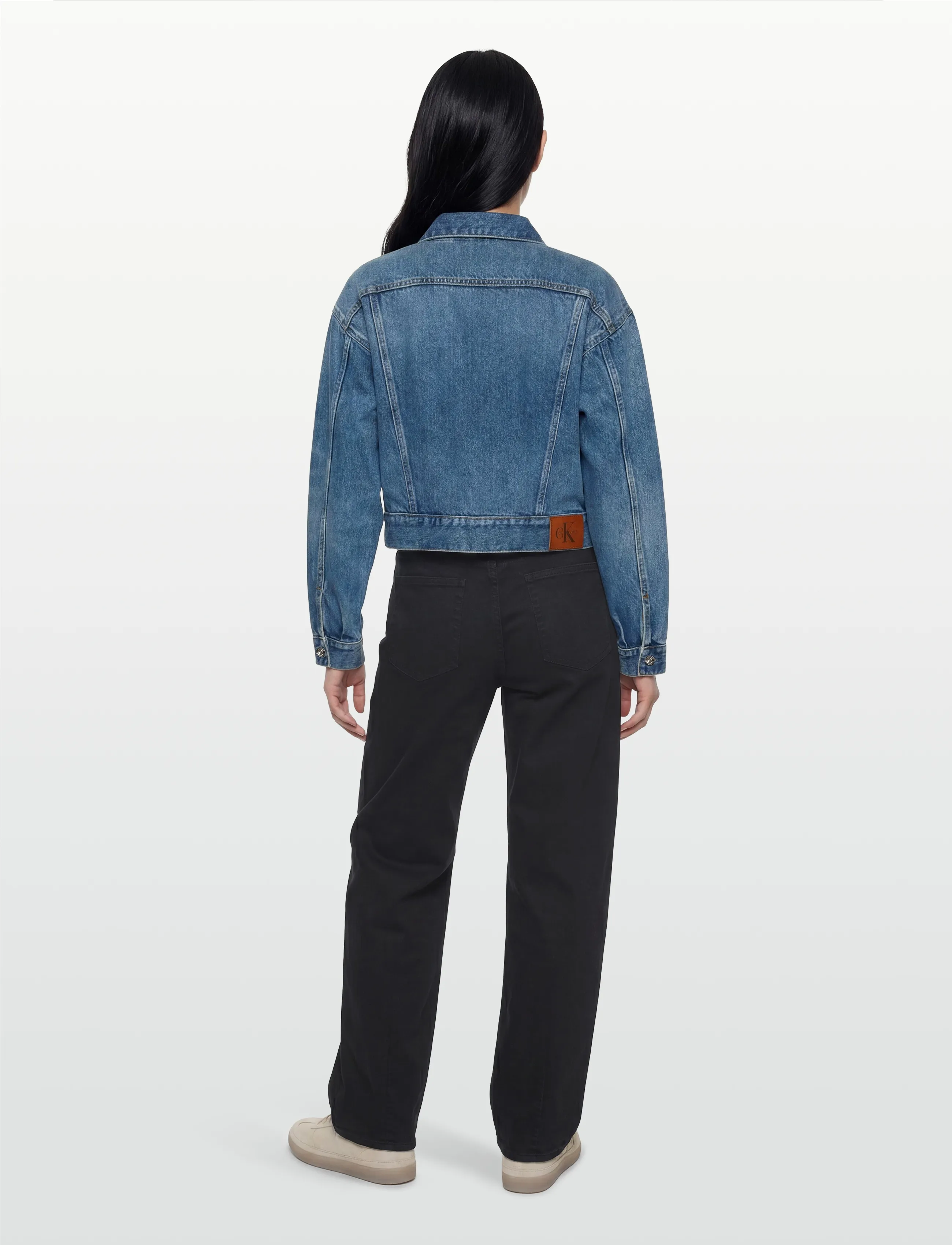 Calvin Klein Jeans - 90s TRUCKER BASSET BLUE - forårsjakker - basset blue - 4