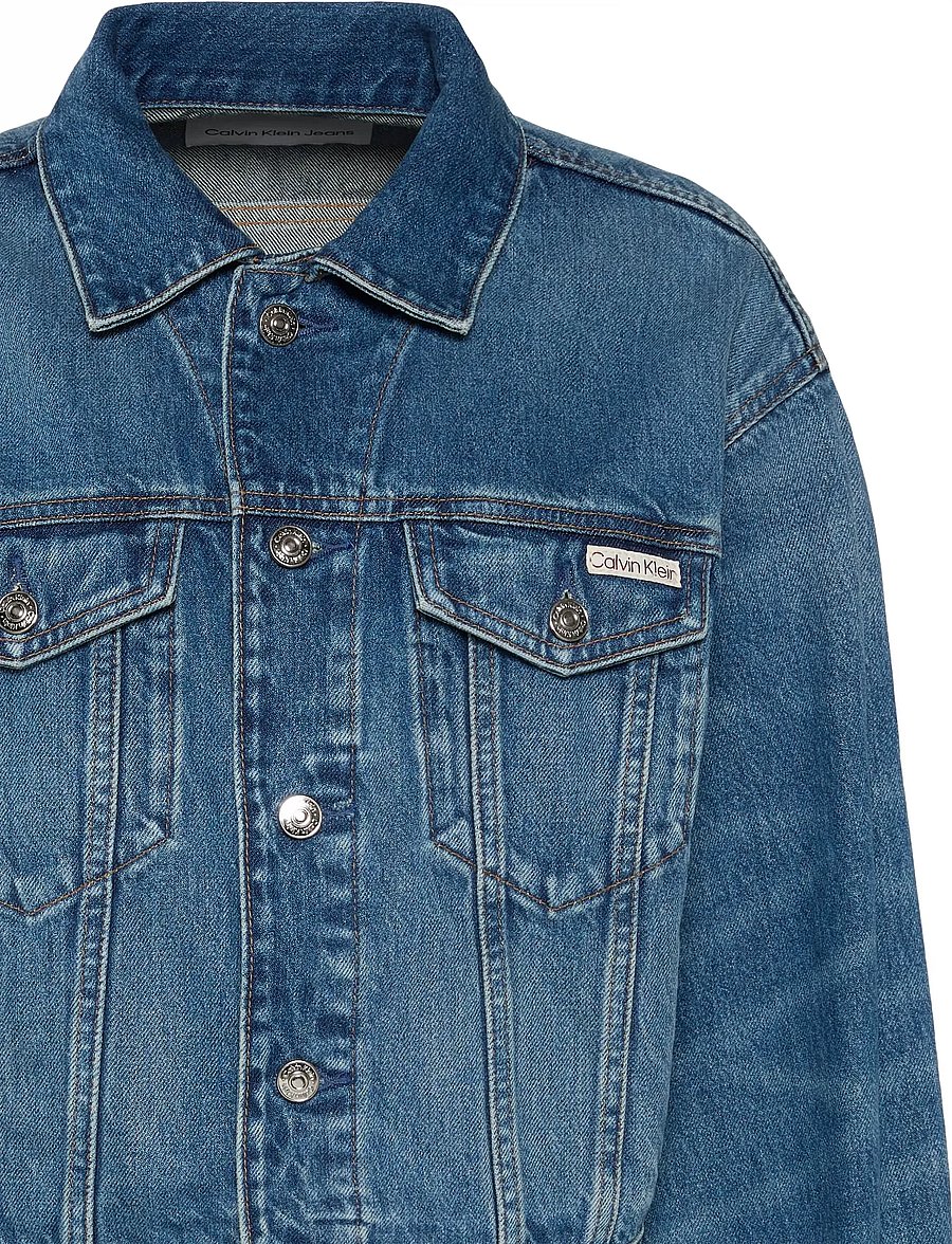 Calvin Klein Jeans - 90s TRUCKER BASSET BLUE - forårsjakker - basset blue - 5