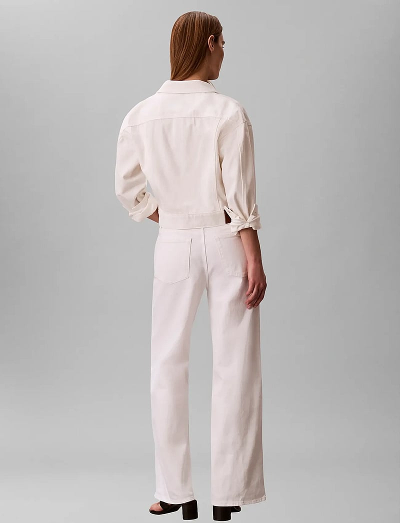 Calvin Klein Jeans - 90S TRUCKER CHALK WHITE - spring jackets - chalk white - 2