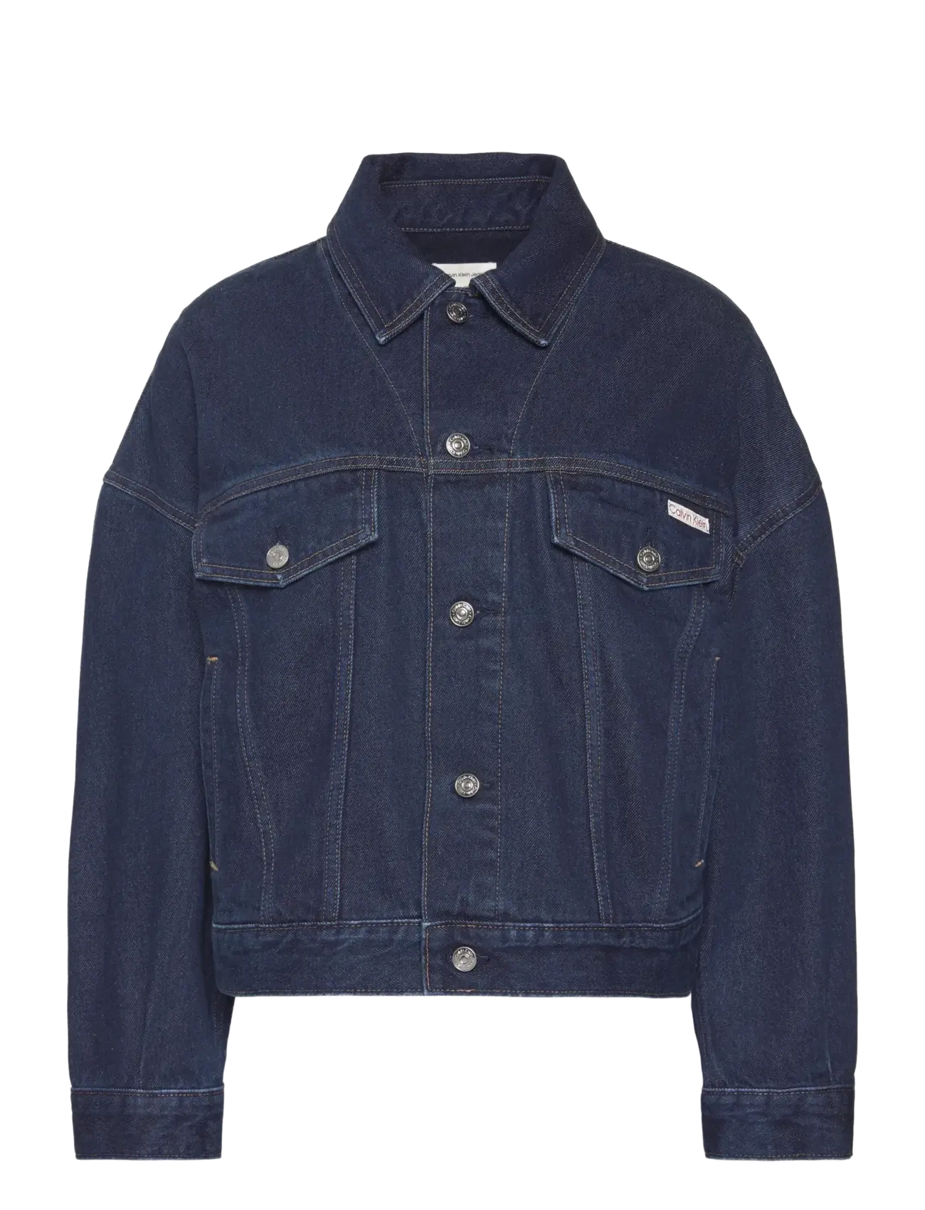 Calvin Klein Jeans RELAXED TRUCKER TRUE INDIGO - Jassen & Mantels - TRUE INDIGO / navy