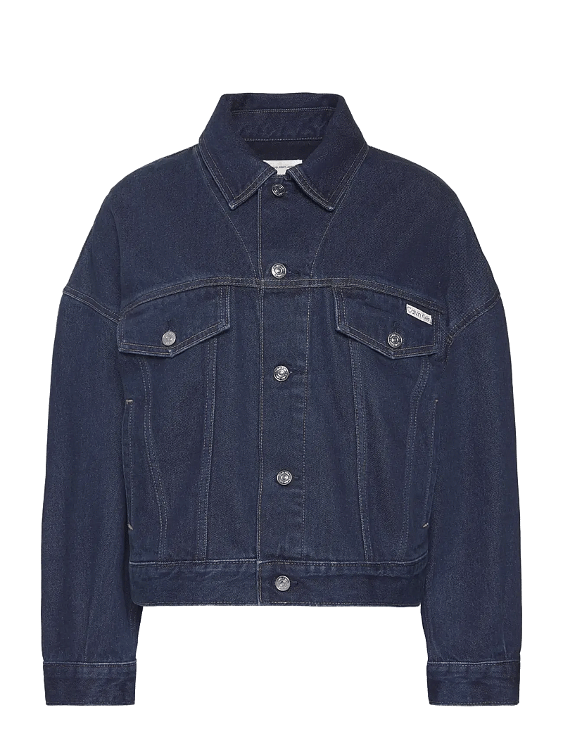 Calvin Klein Jeans - RELAXED TRUCKER TRUE INDIGO - forårsjakker - true indigo - 1