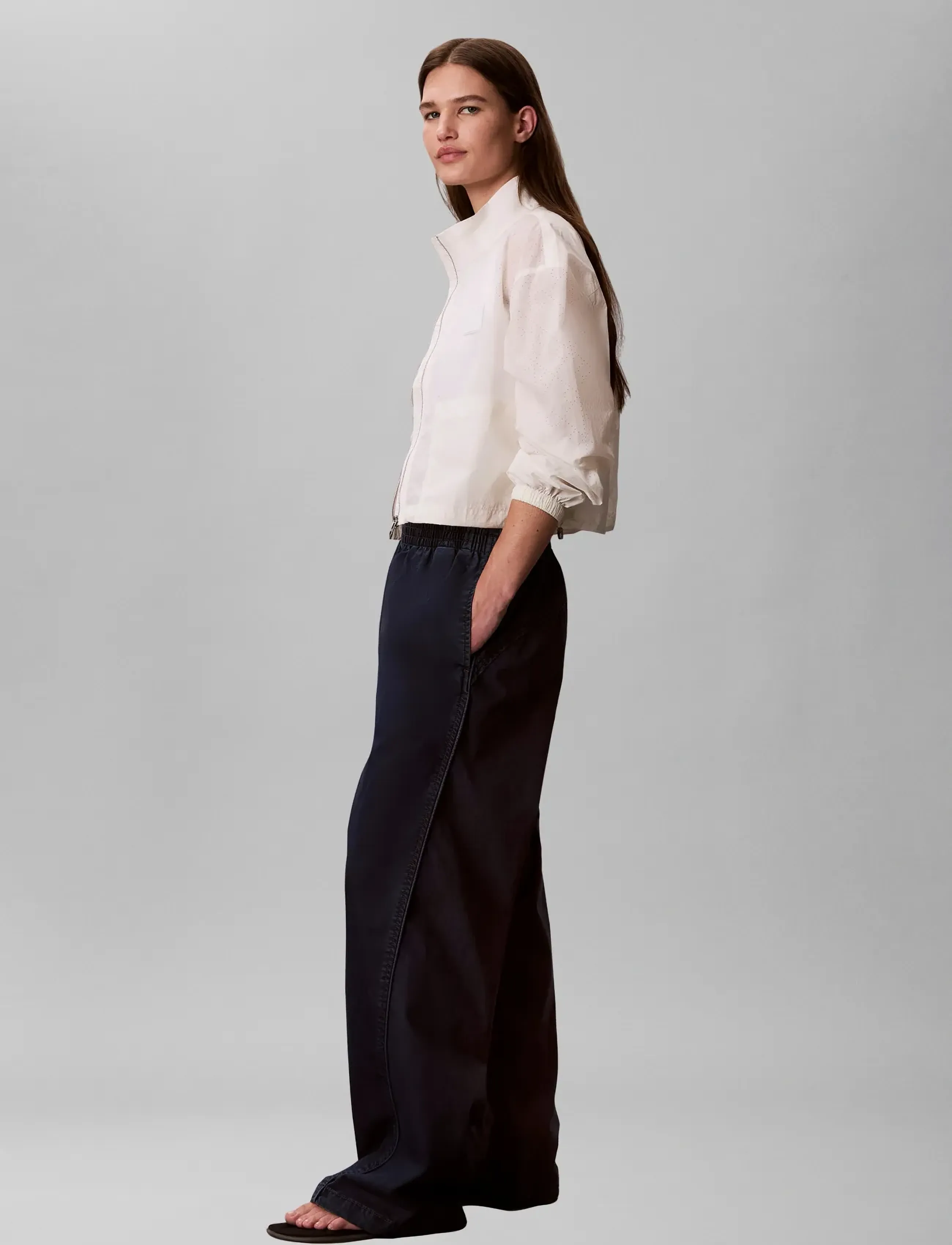 Calvin Klein Jeans - INDIGO PARACHUTE PANT DARK GALAX - pantalons droits - dark galaxy - 5