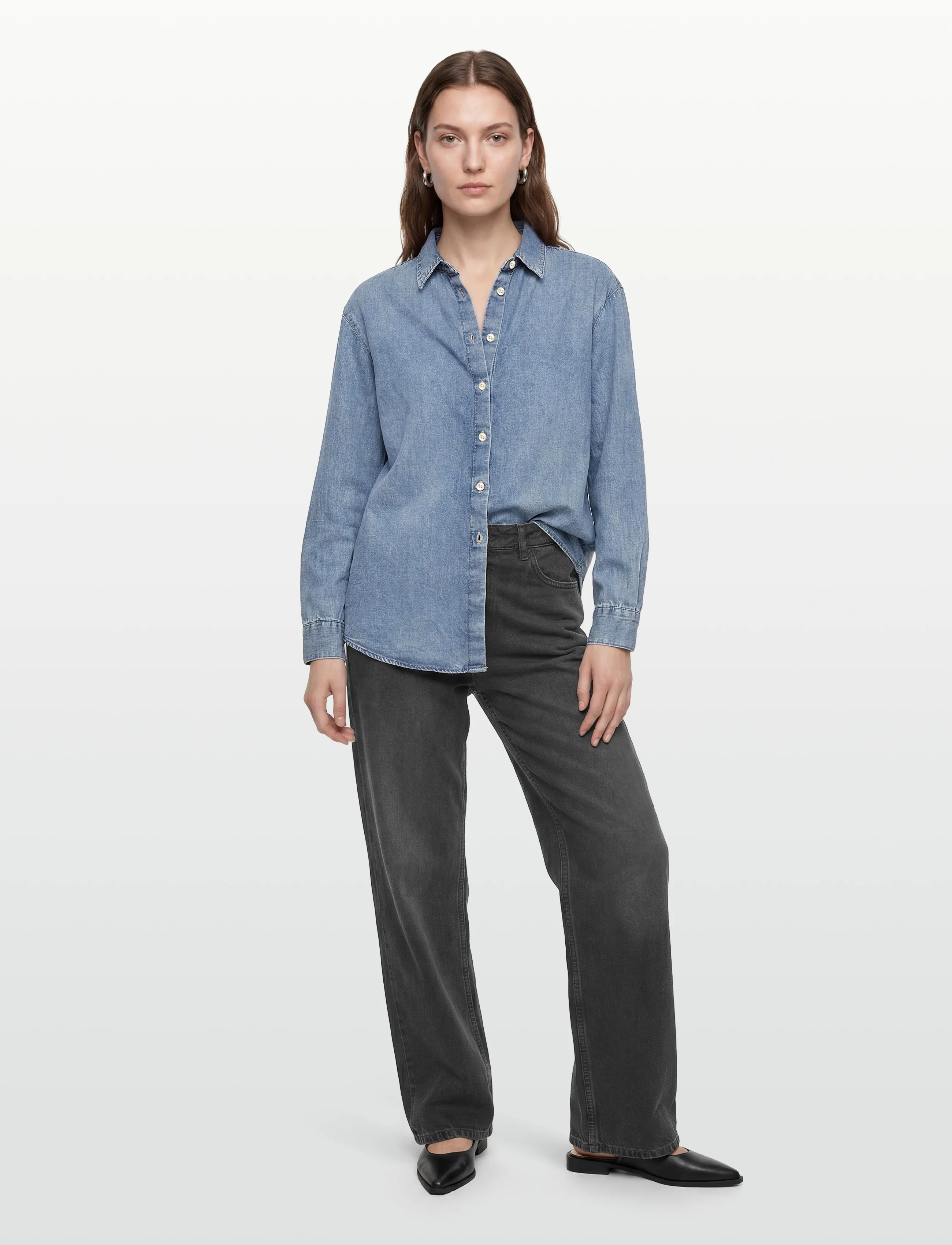 Calvin Klein Jeans OVERSIZED SHIRT VINTAGE BELL - Chemisier & Chemises - VINTAGE BELL / blue
